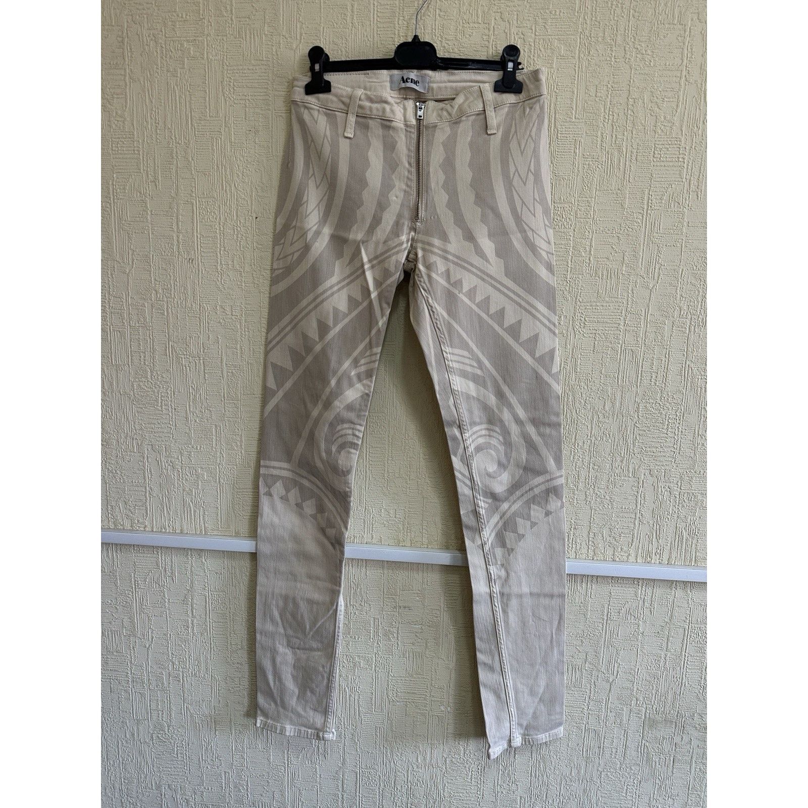 Acne Studios Vintage Acne Studios Flex Tatto Aztec Skinny Women’s Pants Size 29" - 12 Thumbnail