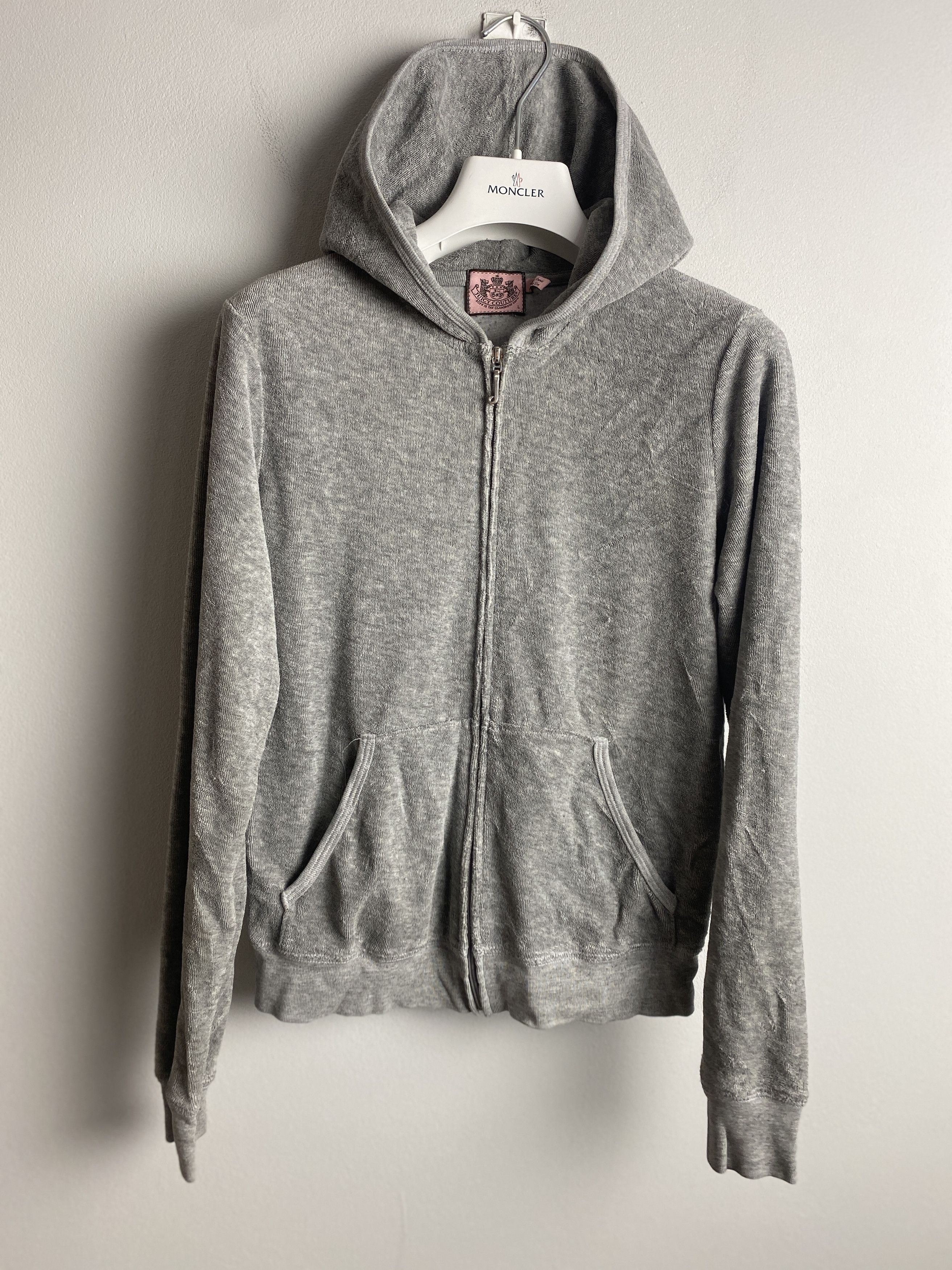 Juicy Couture Juicy Couture vintage zip-up hoodie velvet velour y2k 00s Size L / US 10 / IT 46 - 1 Thumbnail