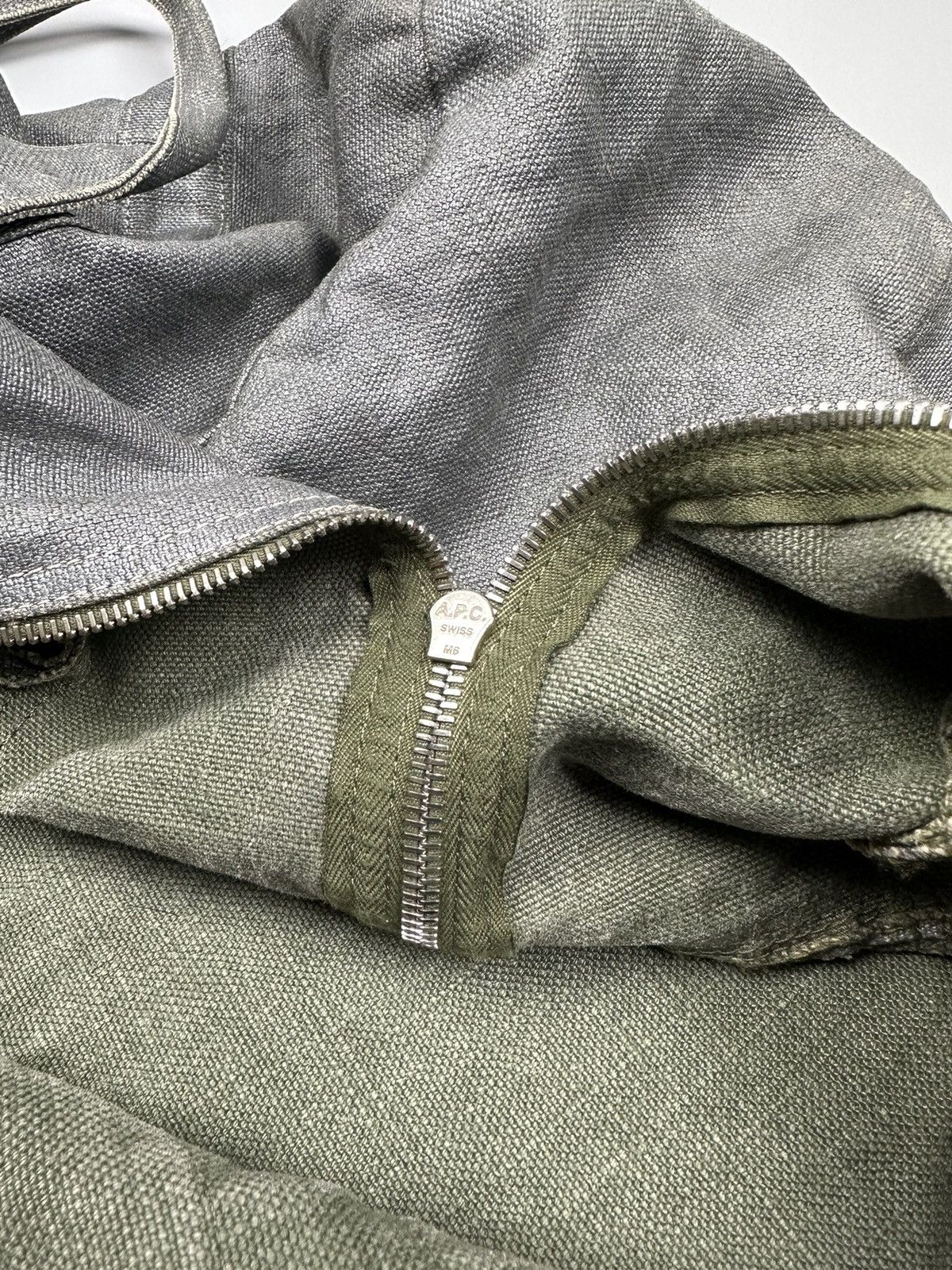 A.P.C. 🔥Rare Sick🔥Vintage APC Waxed Linen Tote Bags Size ONE SIZE - 10 Thumbnail