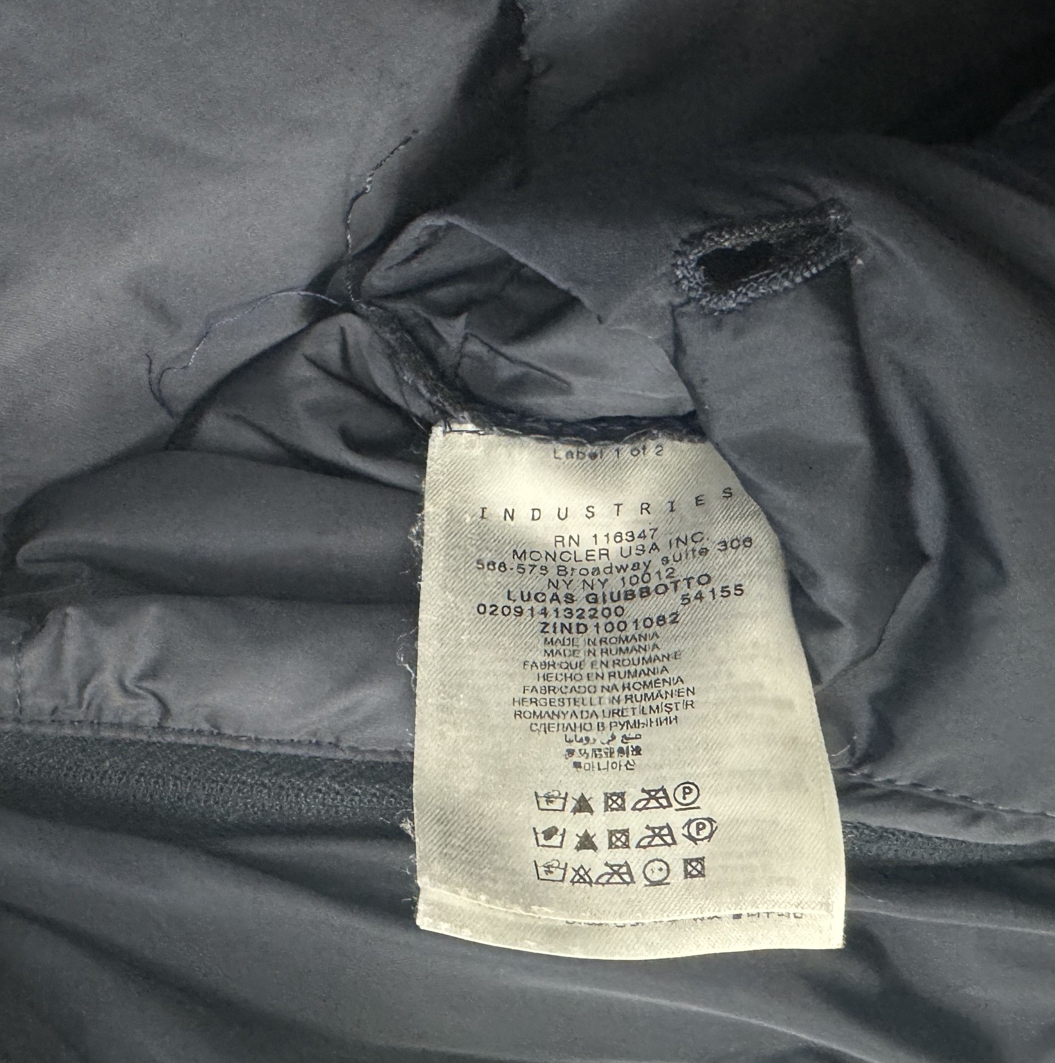 Moncler Moncler Lucas Down Jacket Puffer Blazer Classic Size 6 Size US XL / EU 56 / 4 - 13 Thumbnail