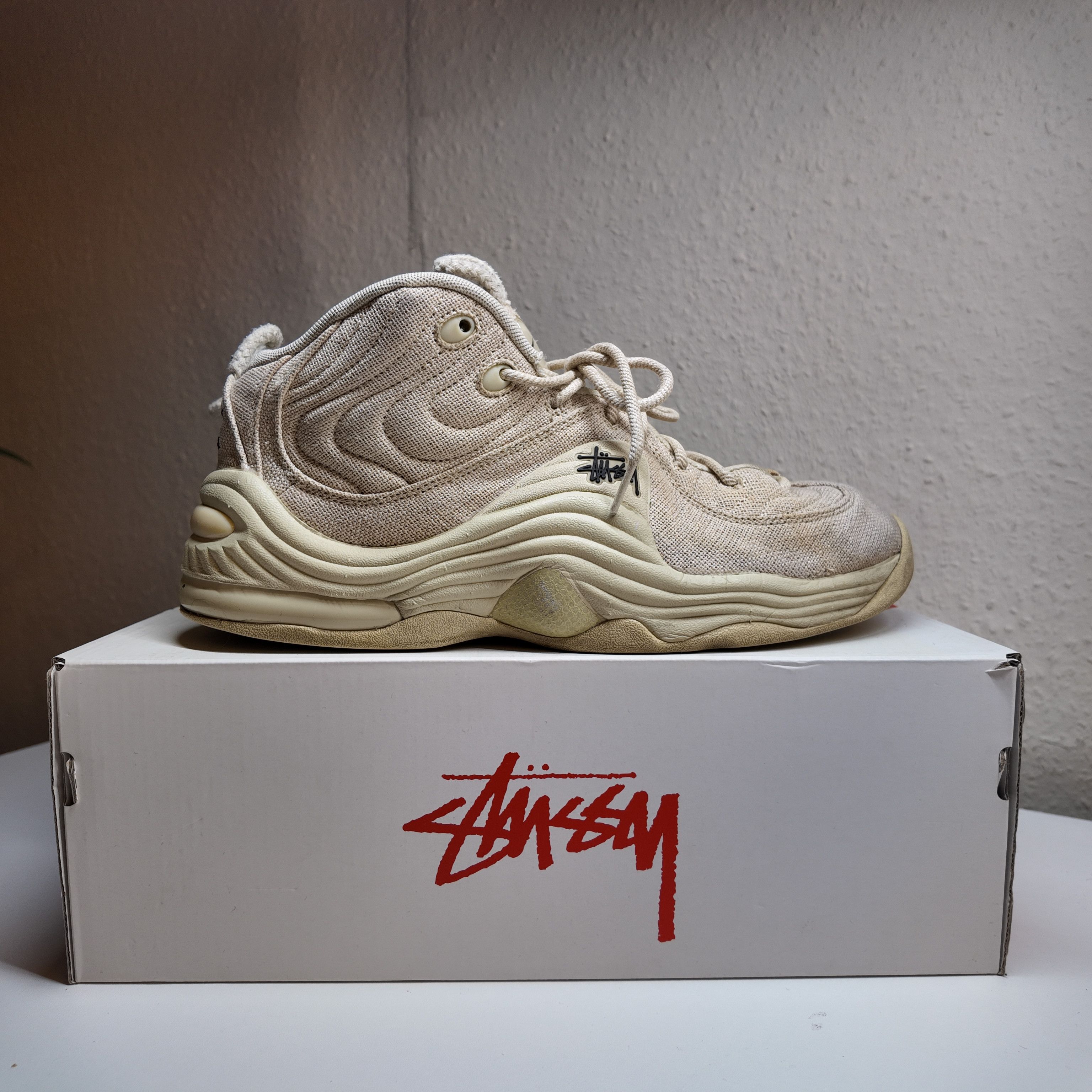 Nike x Stussy Air Penny 2 Fossil Size 11.5 Used