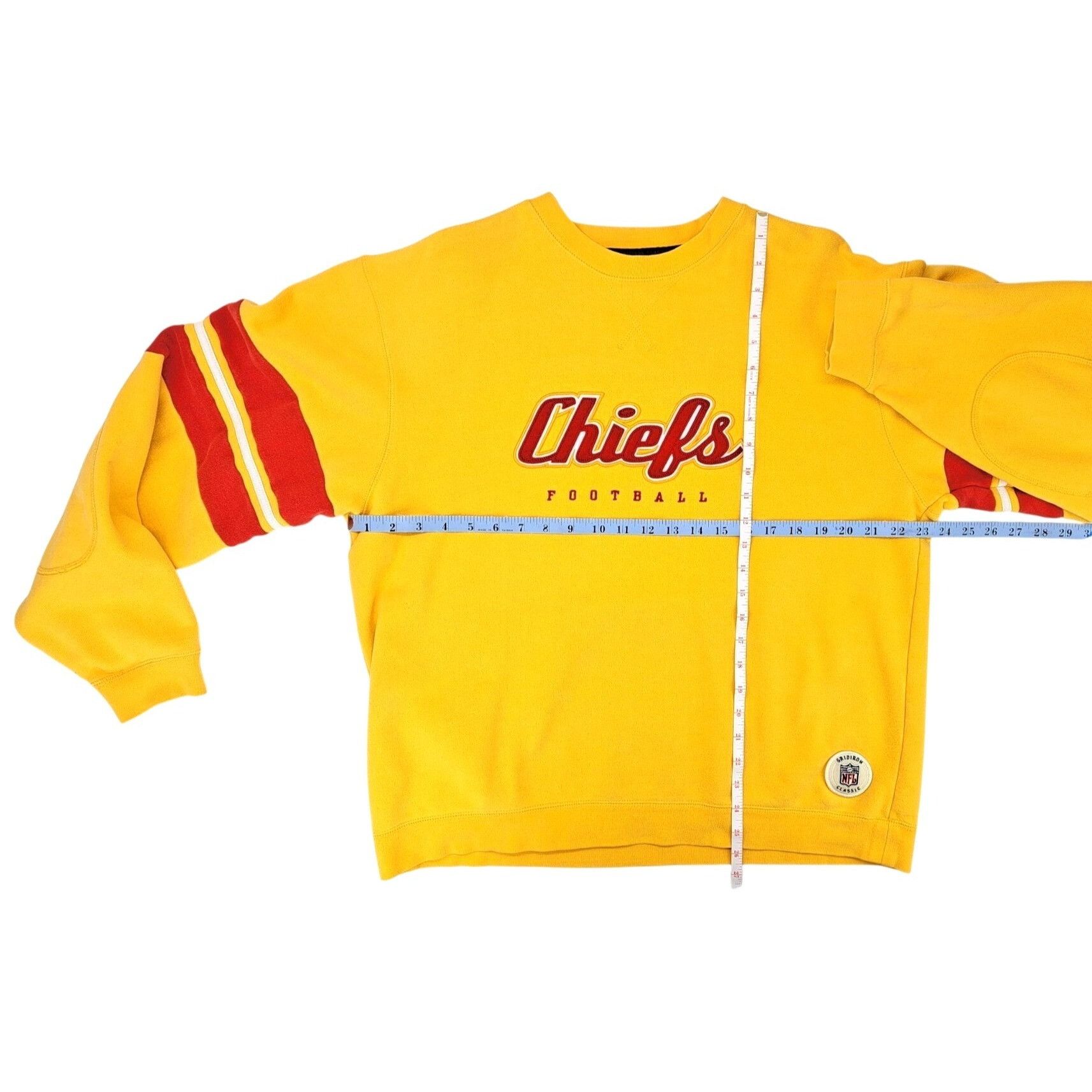 Reebok Vintage Kansas City Chiefs Gold Sweatshirt Gridiron Classic Size US M / EU 48-50 / 2 - 14 Thumbnail