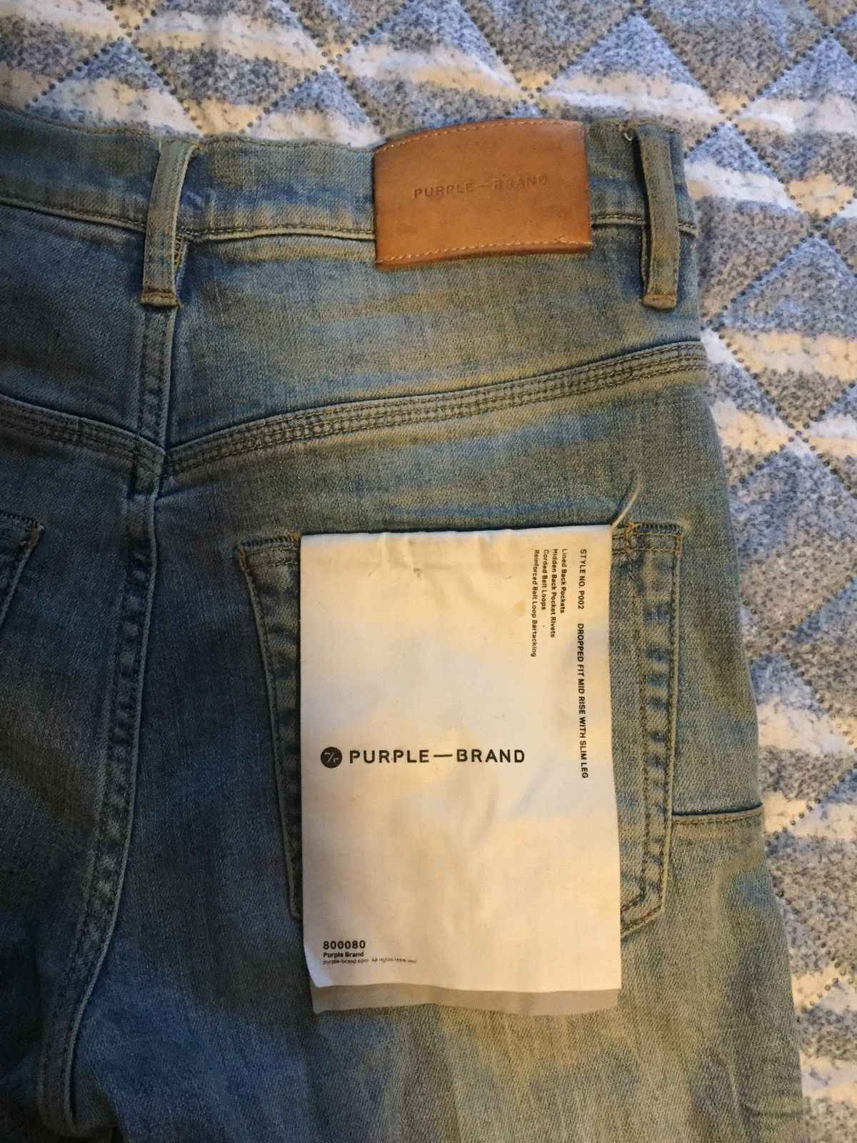Purple Brand Purple brand P002 drop fit Size US 29 - 7 Thumbnail