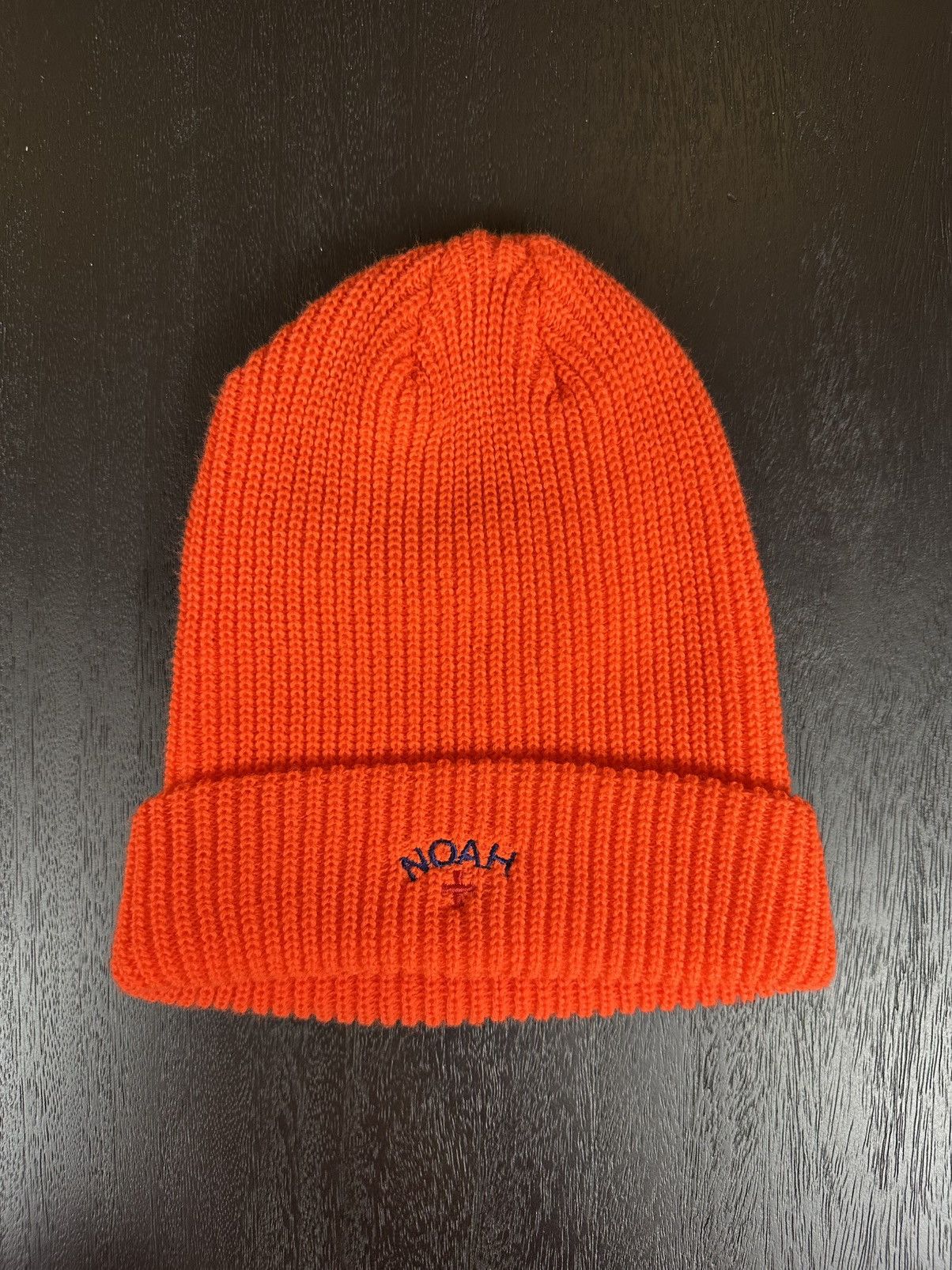 Noah Noah Core Logo Beanie — Orange (OS) Size ONE SIZE - 1 Thumbnail