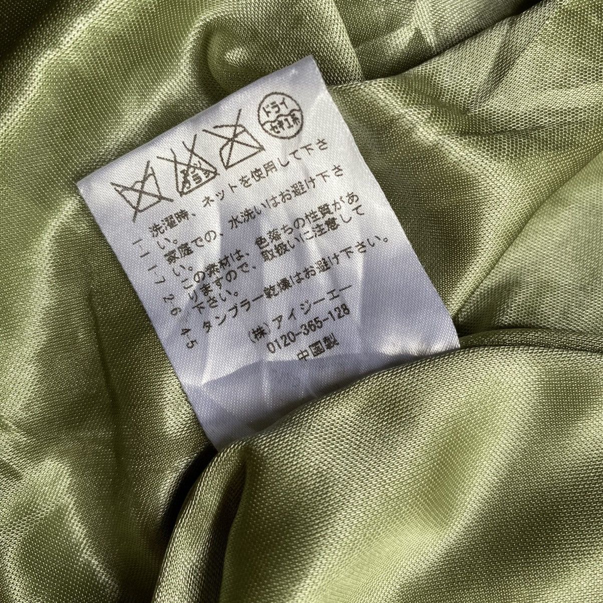 Japanese Brand axes femme Vintage Light Green Embroidered Lace Dress Size M / US 6-8 / IT 42-44 - 17 Thumbnail