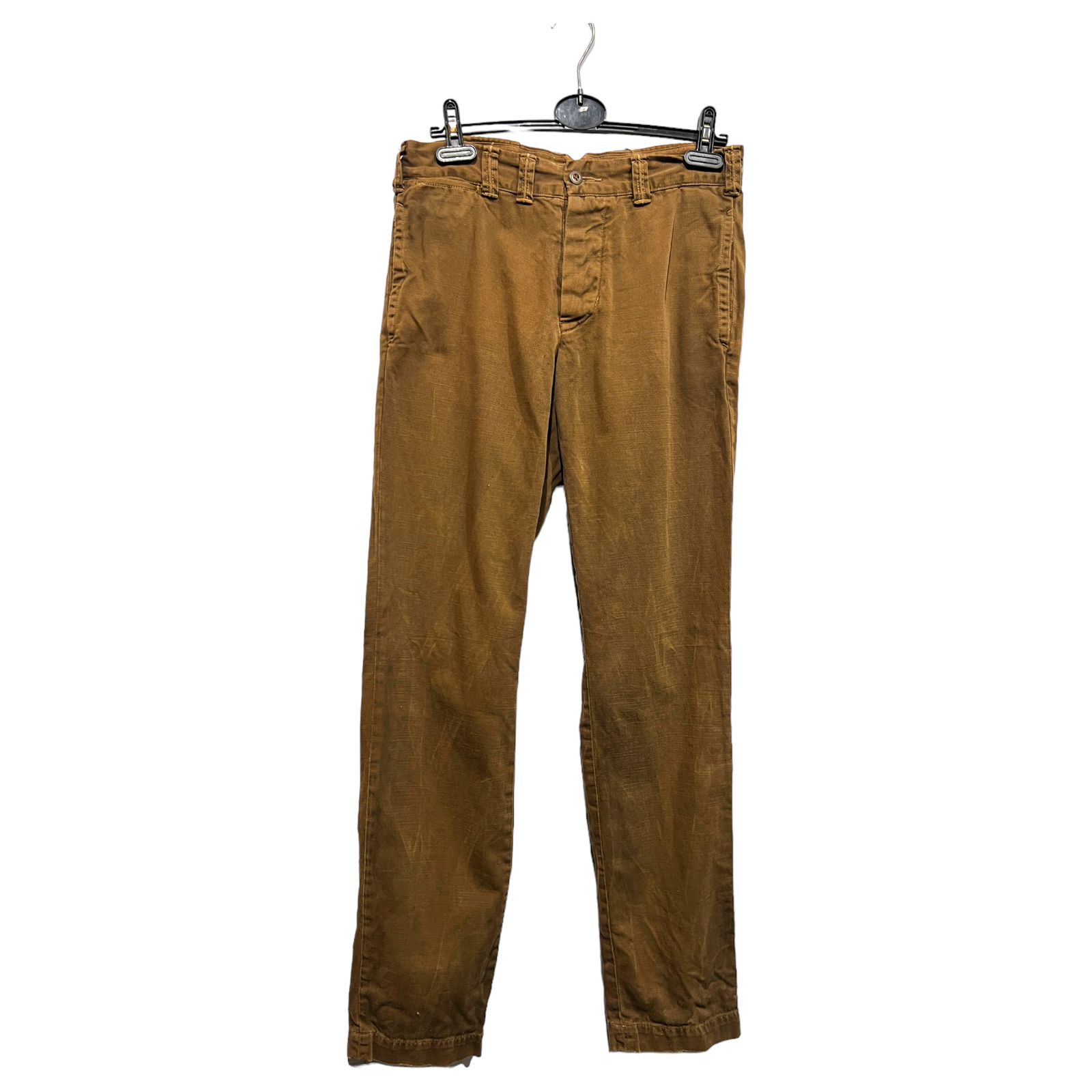 Pre-owned Polo Ralph Lauren X Vintage Polo By Ralph Laurent Cotton Pants “built Well” In Brown