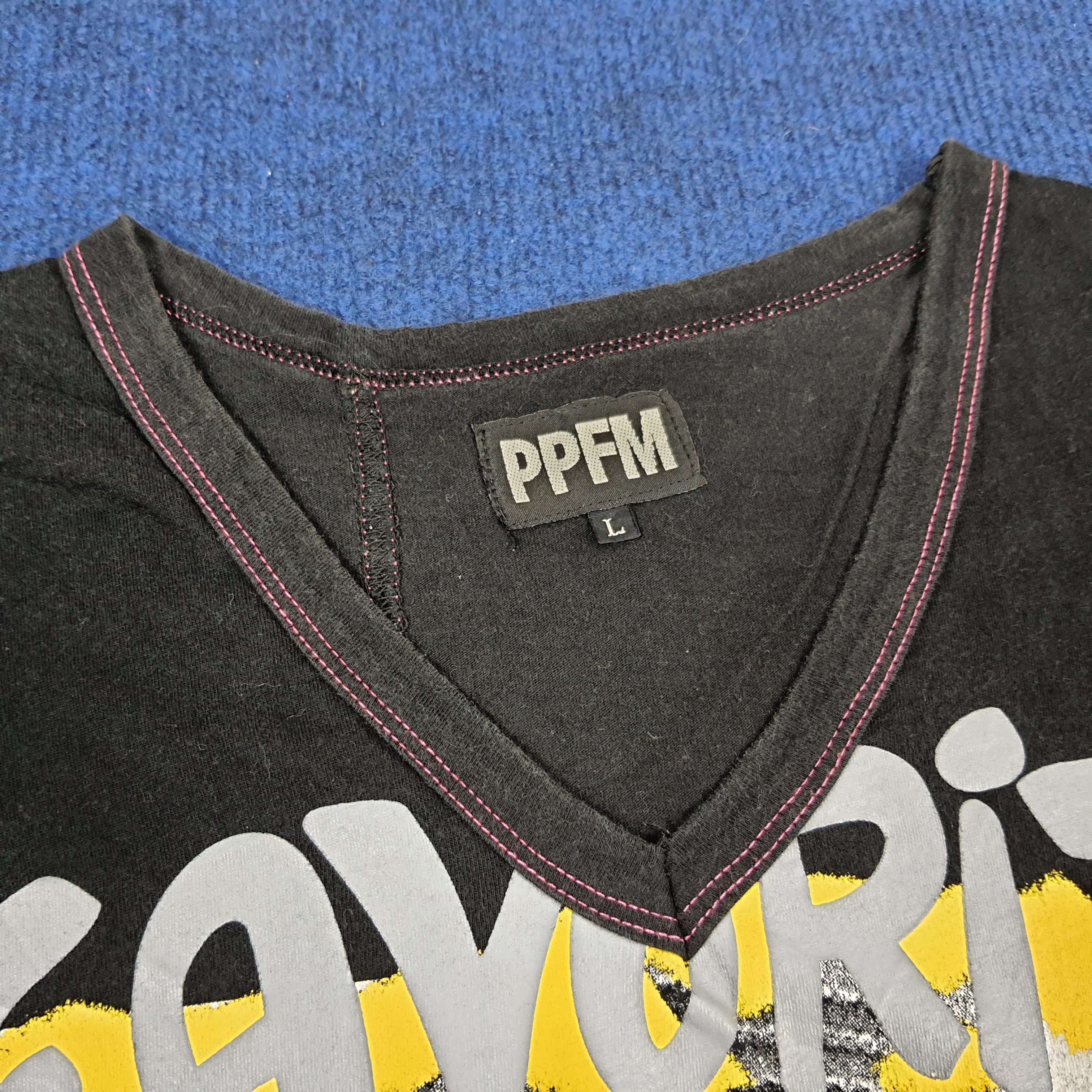 Japanese Brand Vintage PPFM Clown Favorite The Person V Neck Photo Tee Size US M / EU 48-50 / 2 - 4 Thumbnail