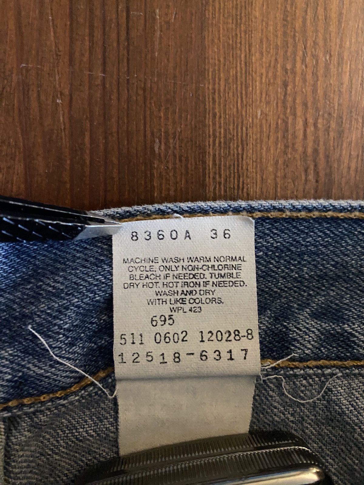 Levi's Vintage NWT ‘02 Levi’s 515 Low Rise Bootcut Denim Jean 32x28 Size 32" / US 10 / IT 46 - 20 Thumbnail