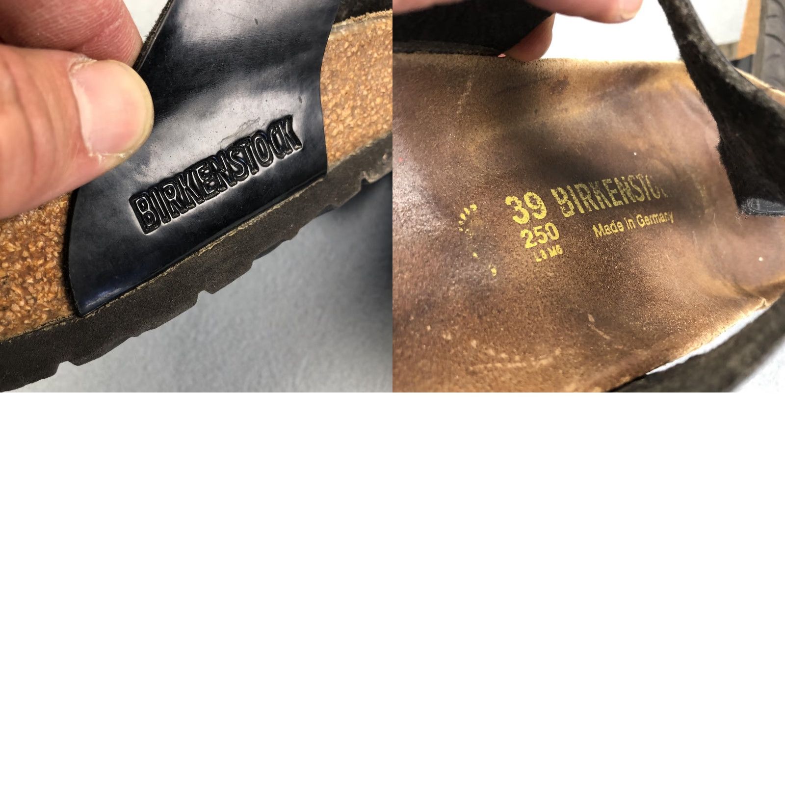 Birkenstock Birkenstock Gizeh Sandals Womens Size 39 Leather Cork Footed Made In Germany Size US 8 / IT 38 - 8 Thumbnail