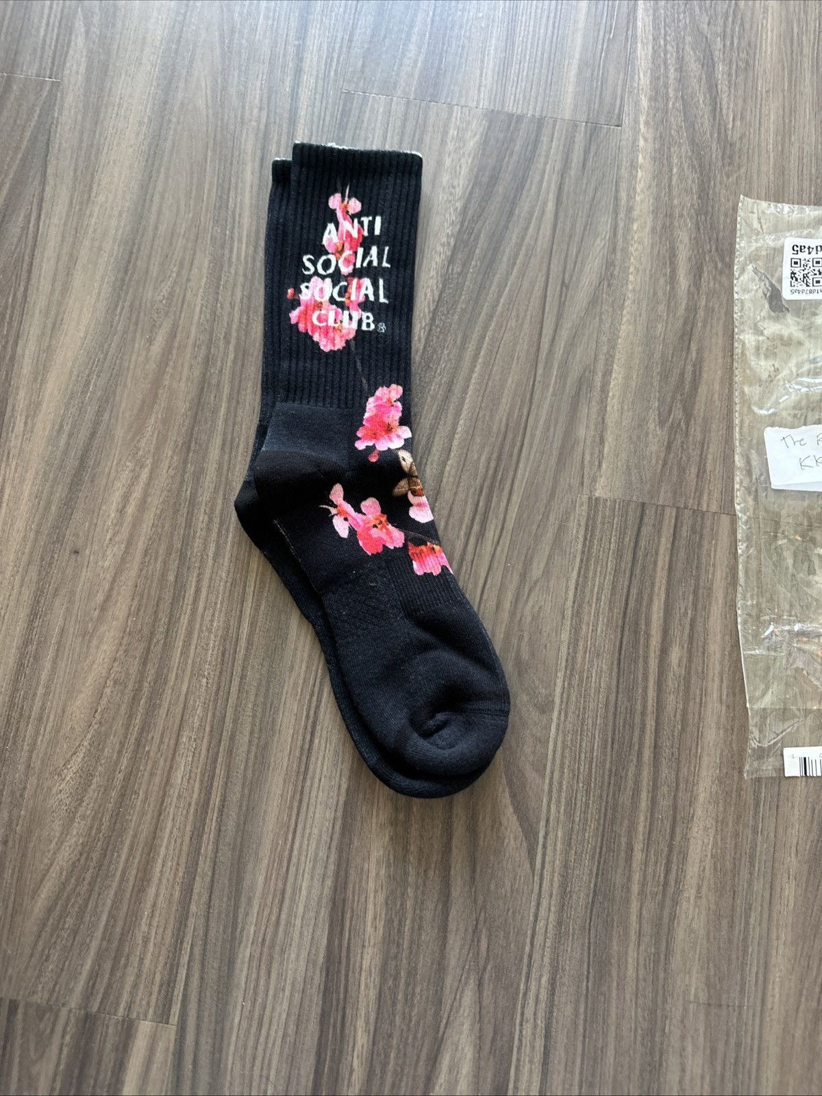 Anti Social Social Club ANTI SOCIAL SOCIAL CLUB ASSC The Real Kkoch Socks Black Size ONE SIZE - 1 Thumbnail