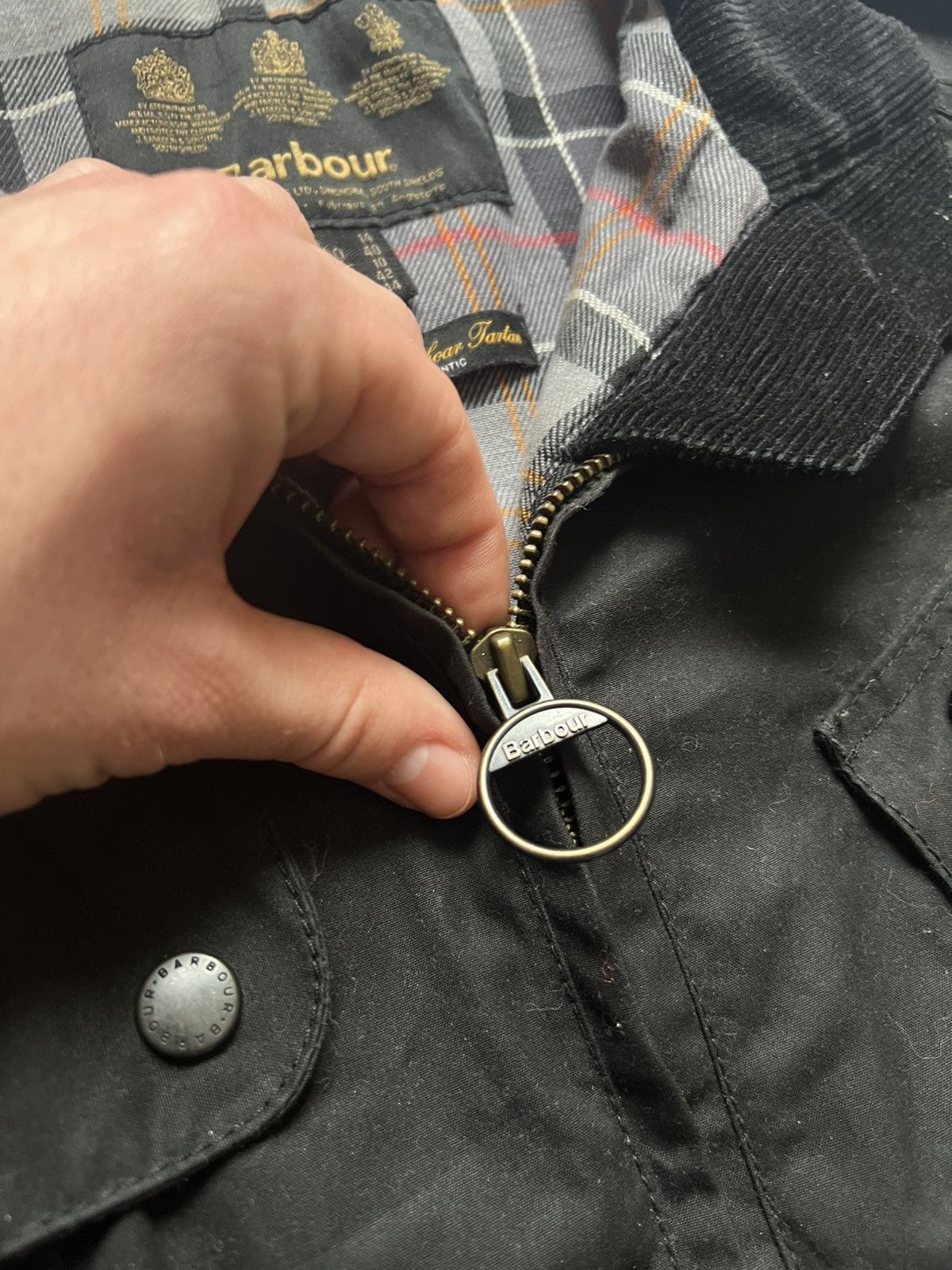 Barbour Barbour International Wax Jacket Waxed Cotton Size L / US 10 / IT 46 - 8 Thumbnail