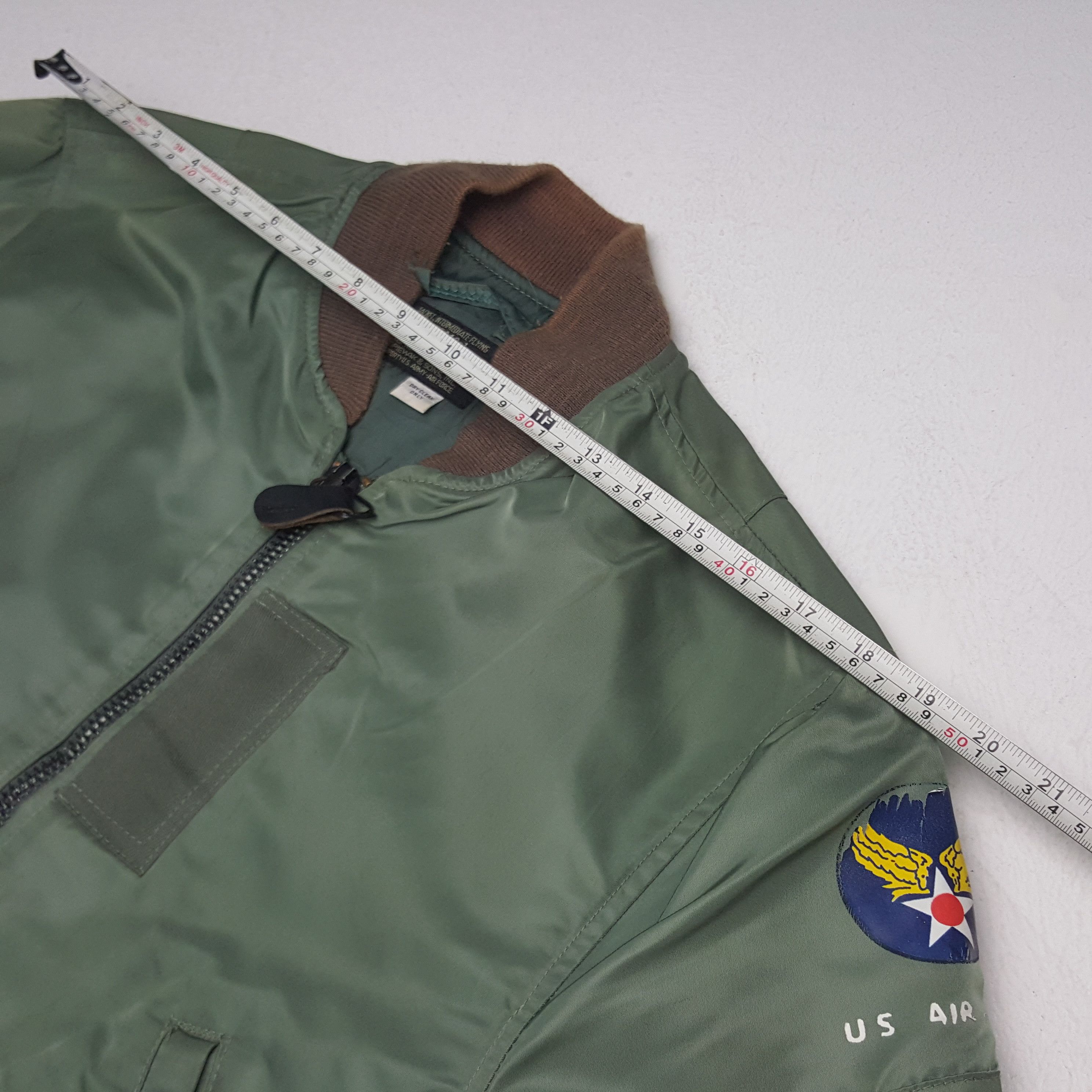 If Six Was Nine × Vintage Vintage Us Air Force x Custom Scorpion Bomber Jacket Size US M / EU 48-50 / 2 - 7 Thumbnail