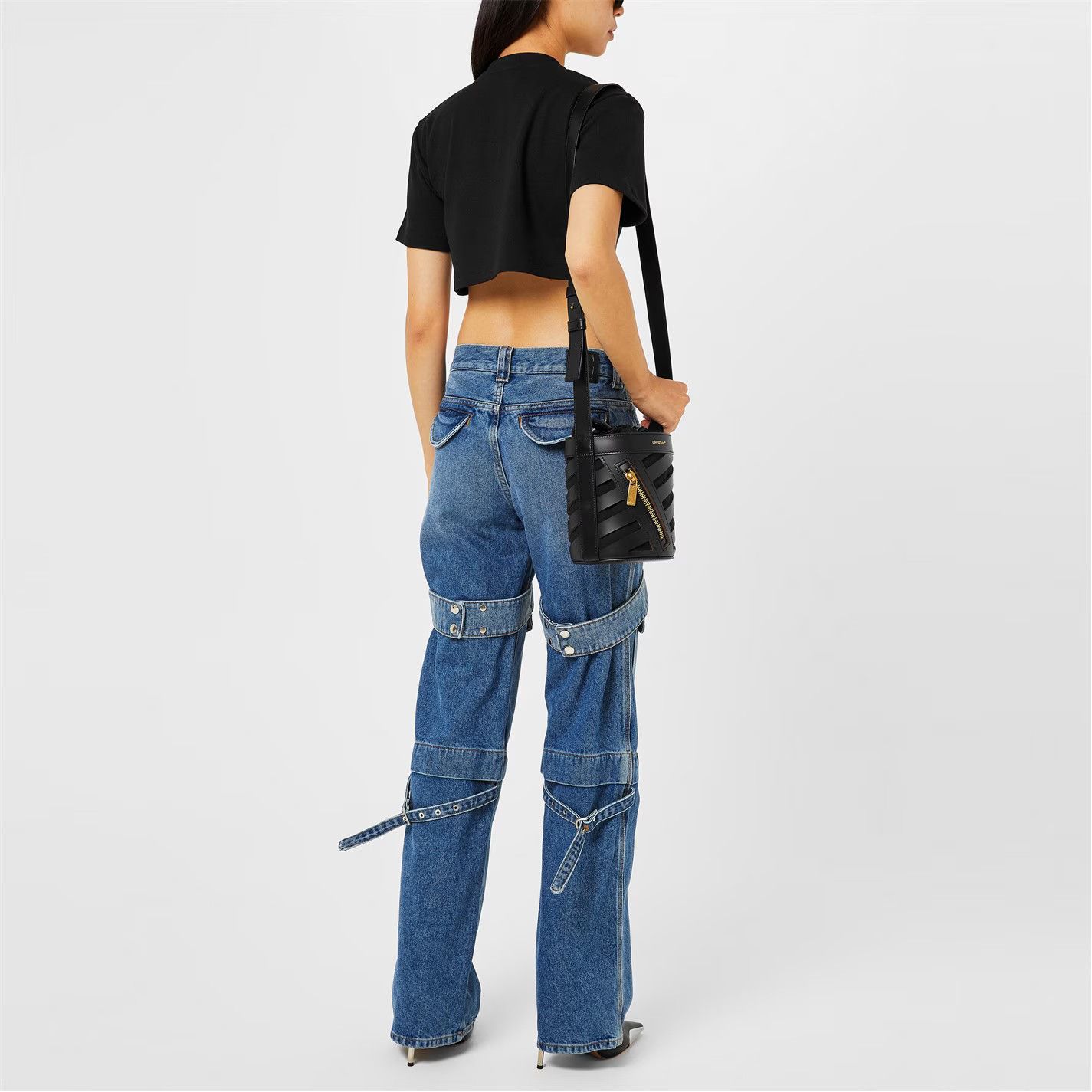 Off-White o1g2r1mq1224 Cargo Zip Jean in Blue Size 30" / US 8 / IT 44 - 5 Thumbnail