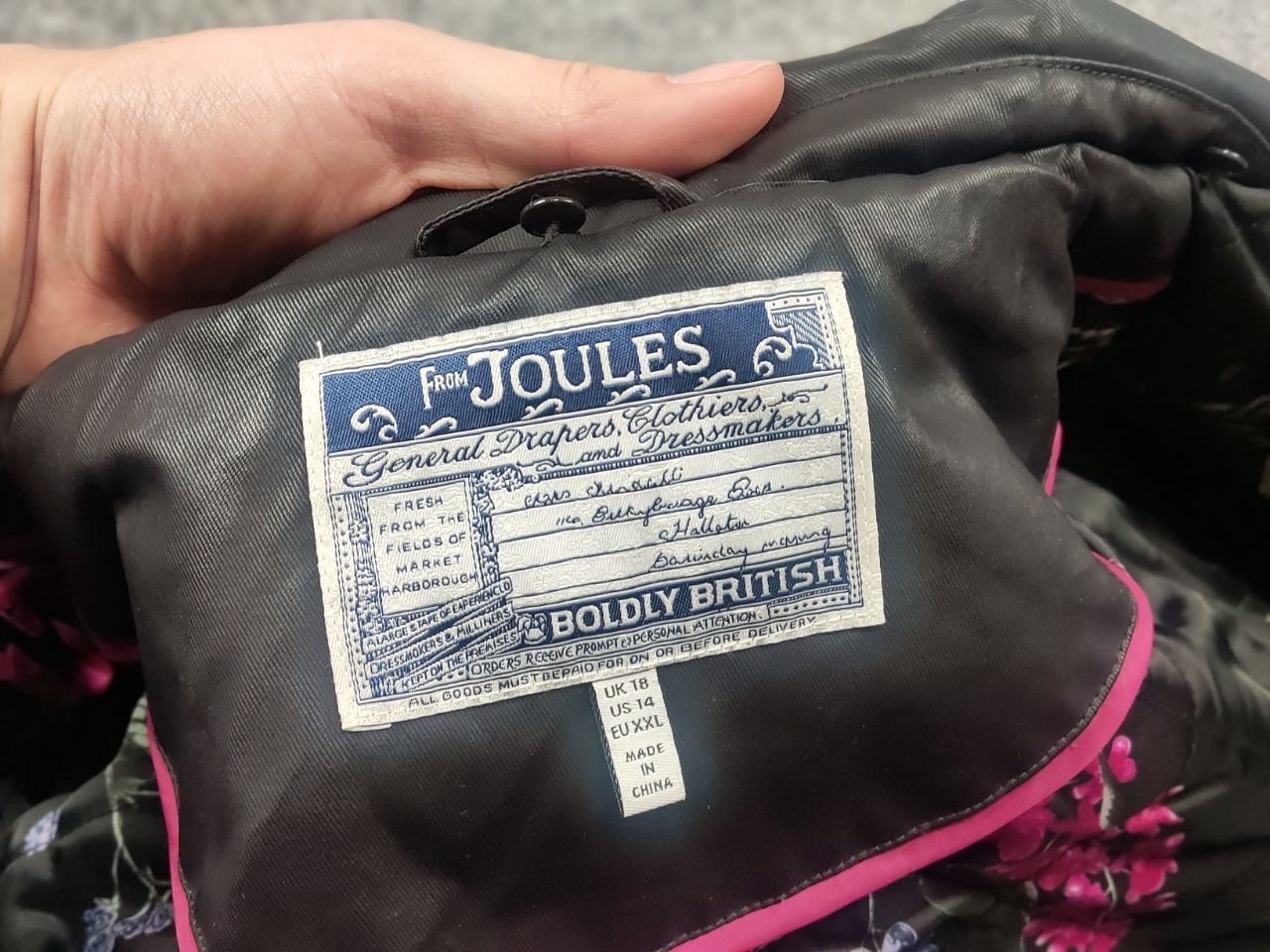 Vintage Joules swanson Design Wax Style Canvas Coat Parka Jacket Size XL / US 12-14 / IT 48-50 - 16 Thumbnail
