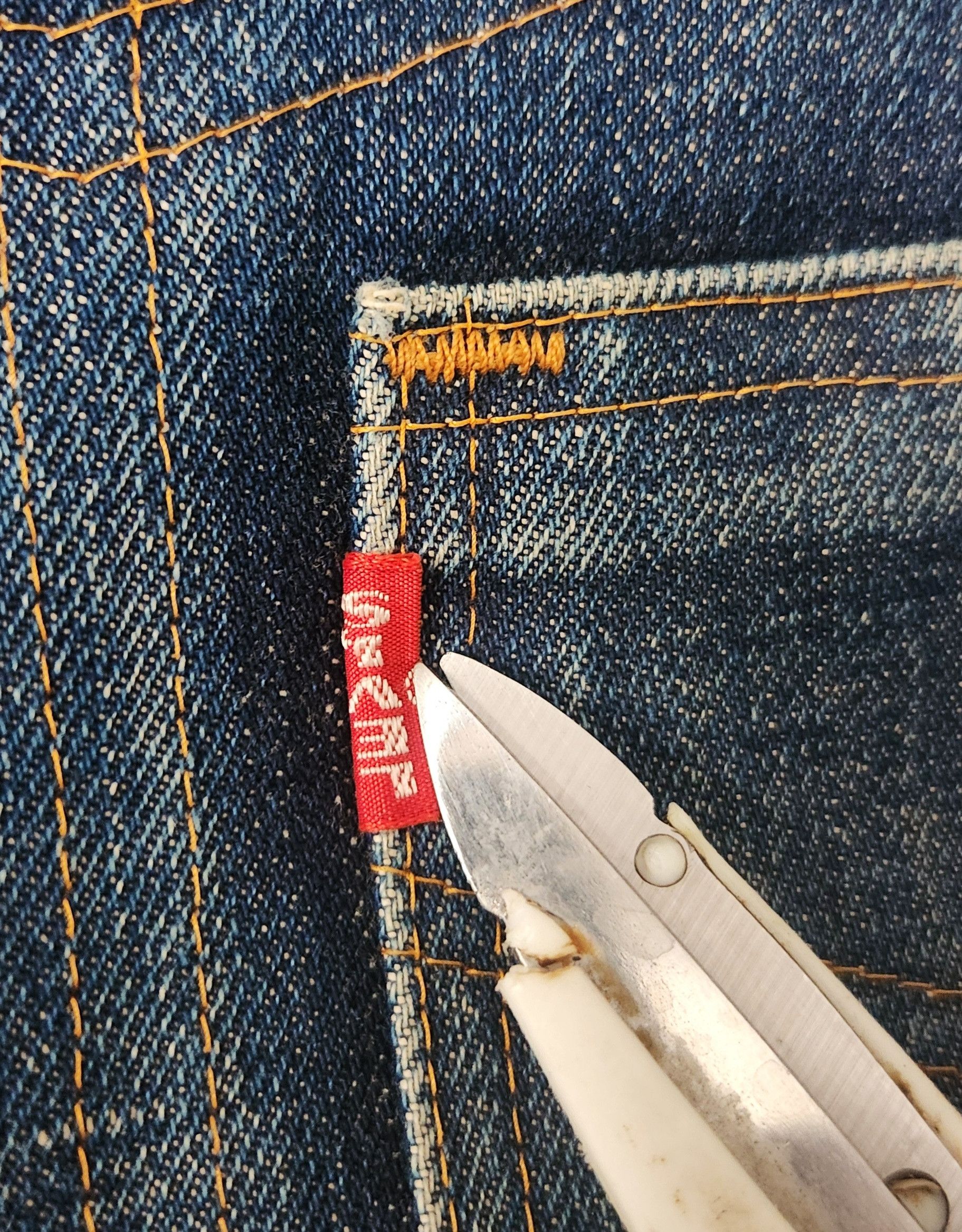 Levi's × Vintage Levi's True Vintage Red Tab Bog E Selvedge denim Jeans Bag Size ONE SIZE - 5 Thumbnail