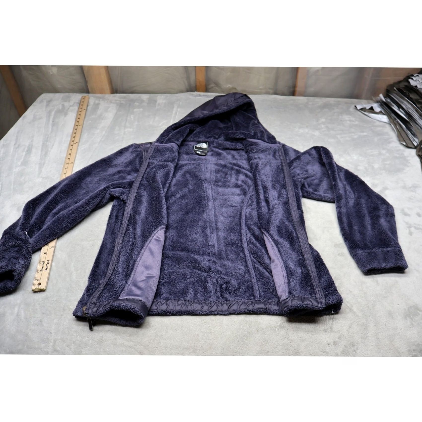 The North Face The North Face Osito Jacket Womens L Purple Fleece Full Zip Hooded Outdoor Size L / US 10 / IT 46 - 4 Thumbnail