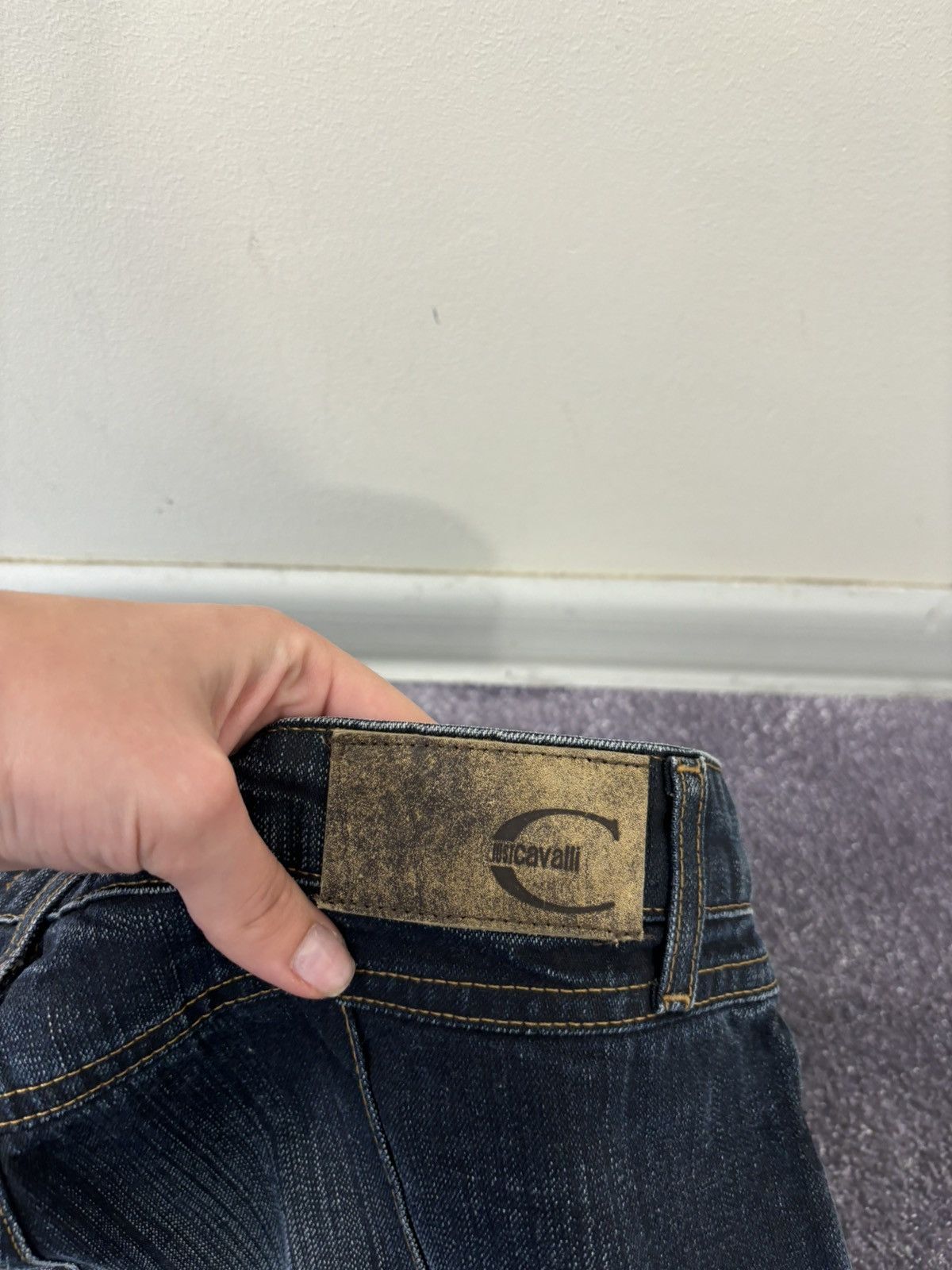 Just Cavalli Vintage Just Cavalli Women’s Low Rise Flared Denim Jeans Size 29" - 14 Thumbnail