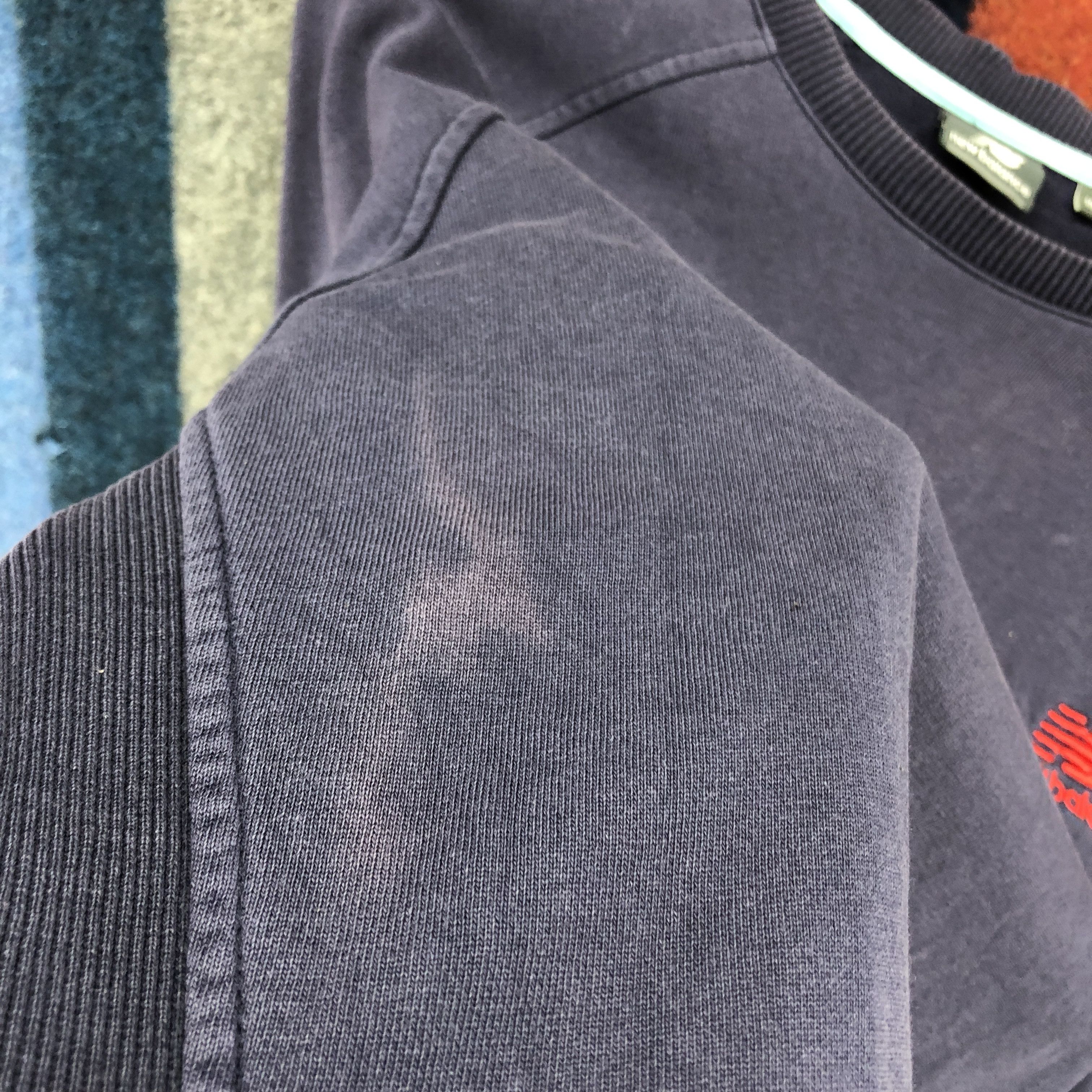 New Balance NEW BALANCE Crew Neck Distress Sweatshirt #0686/AD Size US L / EU 52-54 / 3 - 7 Thumbnail