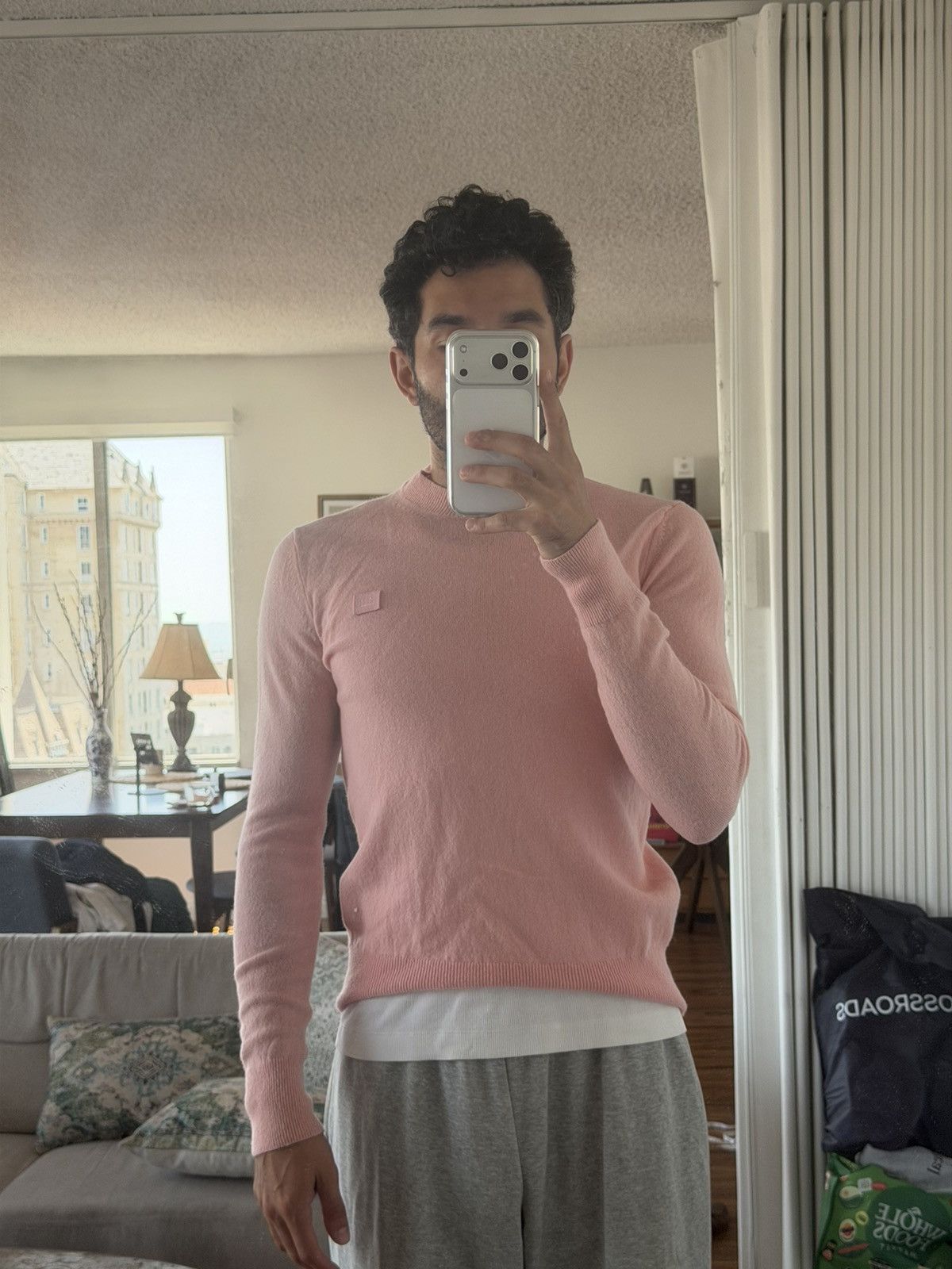 Acne Studios Acne Studios Pink Sweater Size US M / EU 48-50 / 2 - 2 Thumbnail