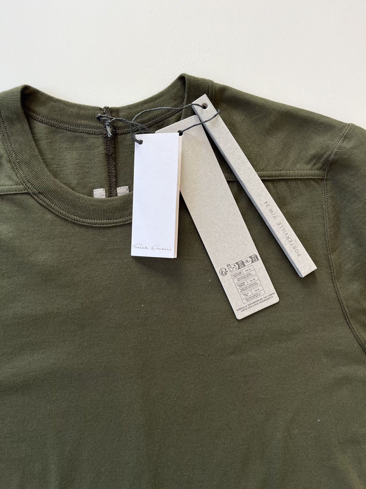 Rick Owens T-shirt Rick Owens FW24 forest Size US S / EU 44-46 / 1 - 8 Thumbnail