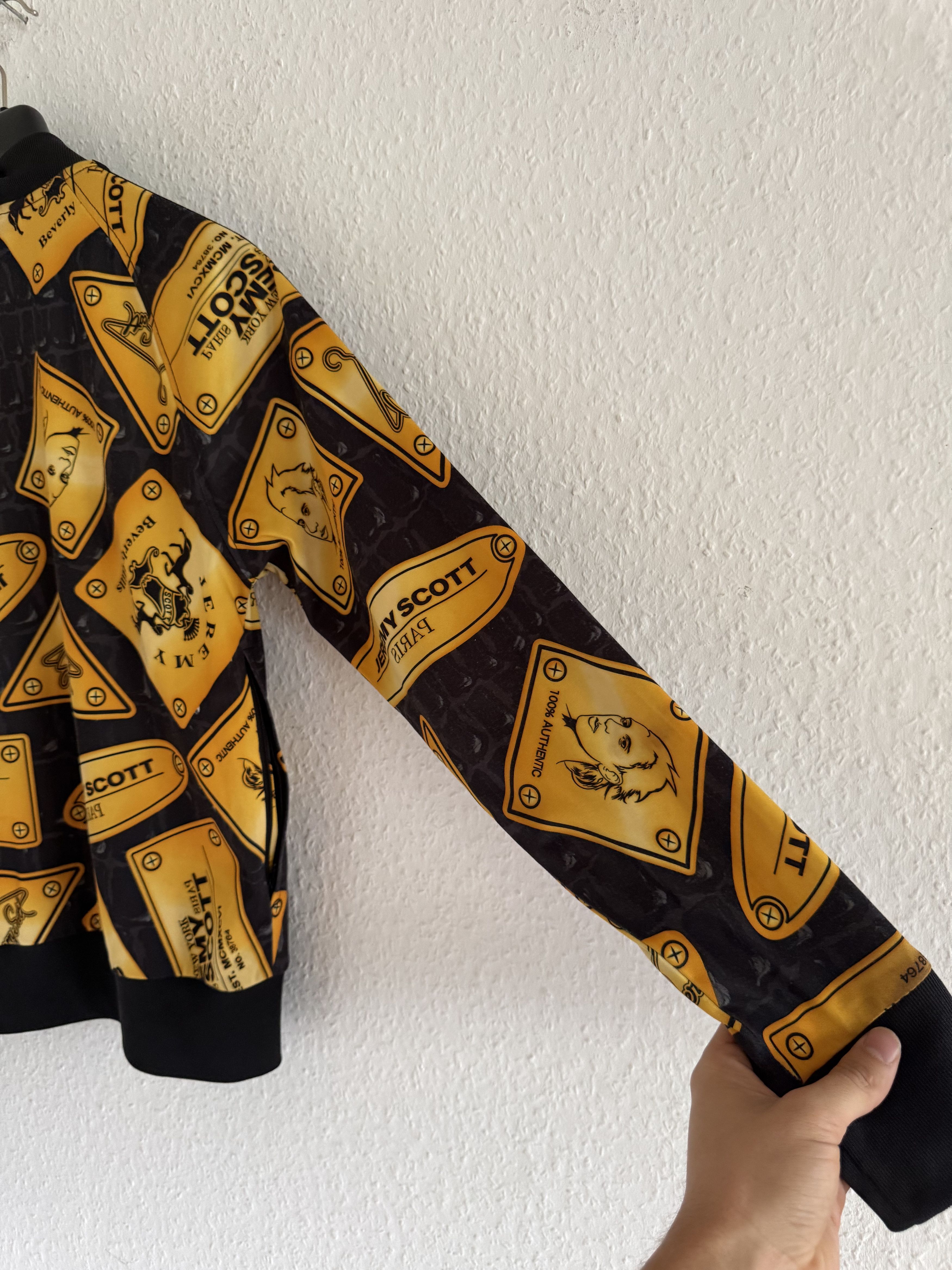 Adidas × Jeremy Scott Gold Plaque Print Track Jacket Size US S / EU 44-46 / 1 - 17 Thumbnail