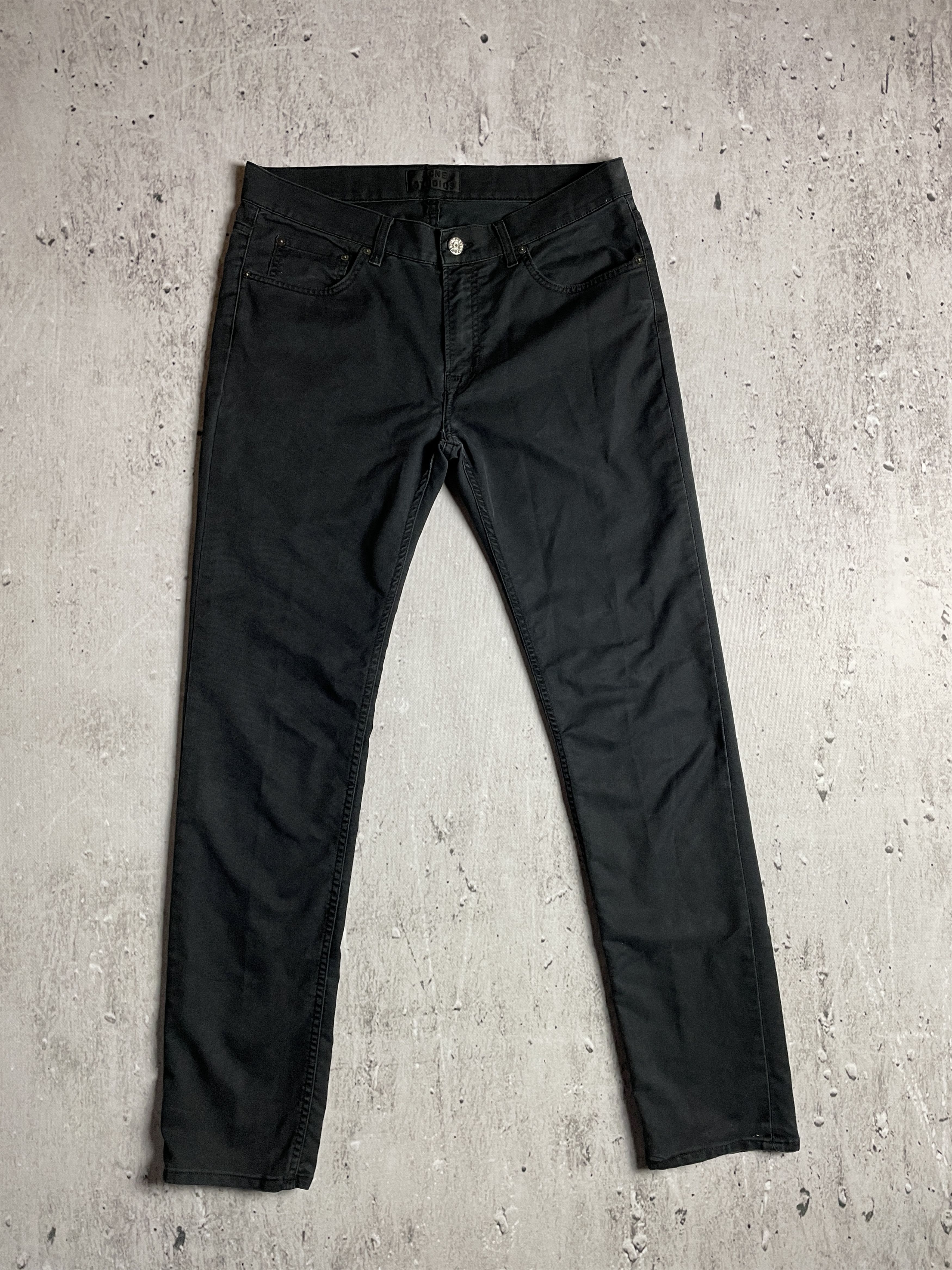 Acne Studios Ace Ups Black | Grailed