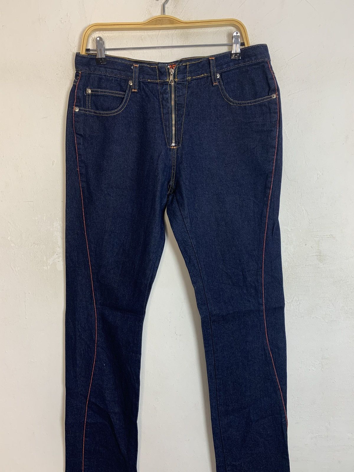 W&LT Hype W.&L.T Wildahd Lethal Trash Kiss The Future Denim Size US 33 - 3 Thumbnail