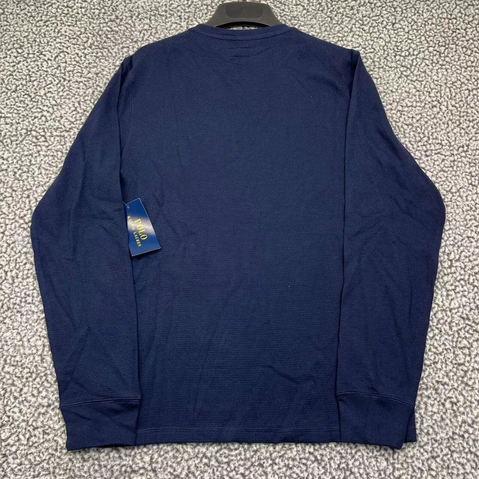 Polo Ralph Lauren Polo Ralph Lauren Shirt Men Blue Sleepwear Waffle Knit New M Size US M / EU 48-50 / 2 - 8 Thumbnail