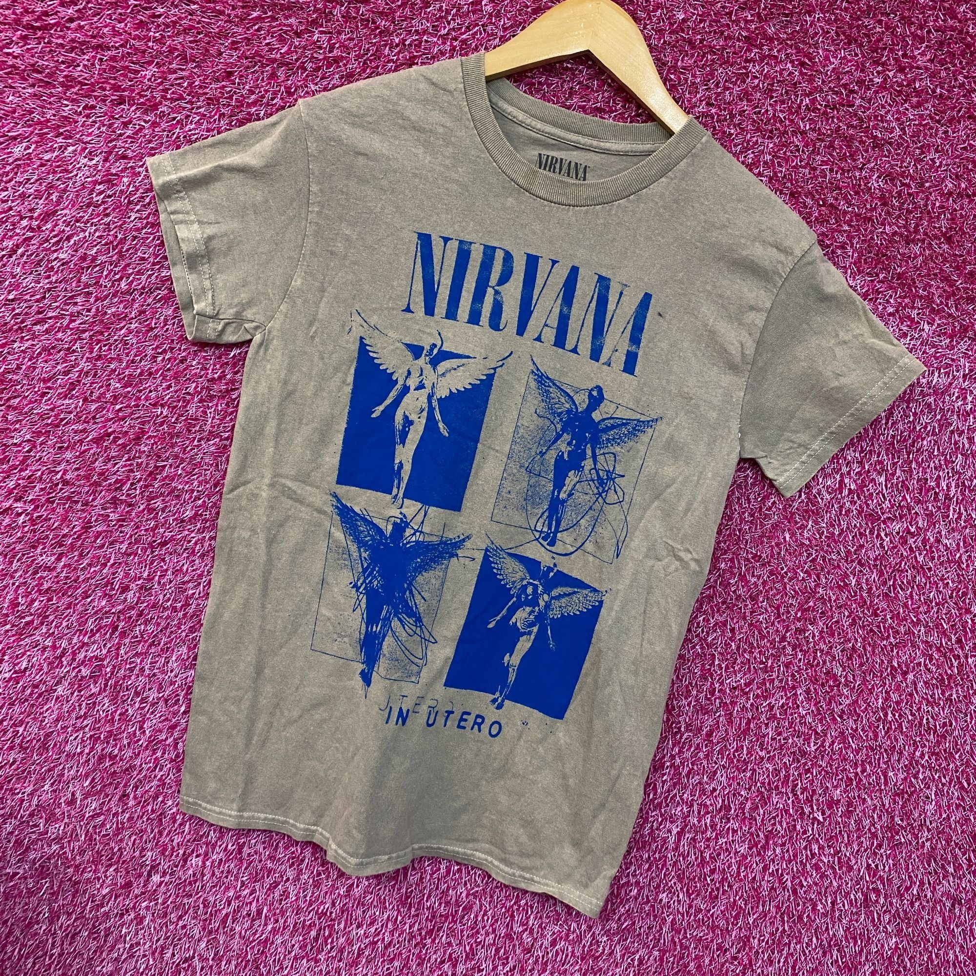 Nirvana Nirvana In Utero Album Cover Pop Art Angel Grunge Band Tee S Size US S / EU 44-46 / 1 - 3 Thumbnail