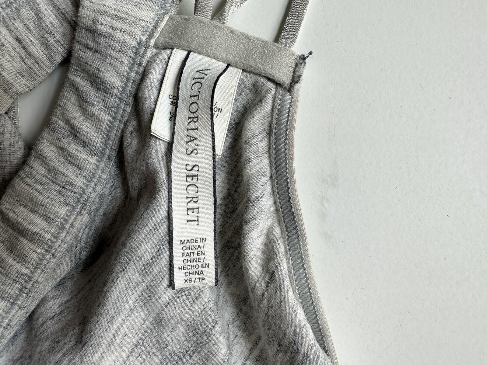 Other Victoria Secret Strappy Grey Crop Top XS Size XS / US 0-2 / IT 36-38 - 3 Thumbnail