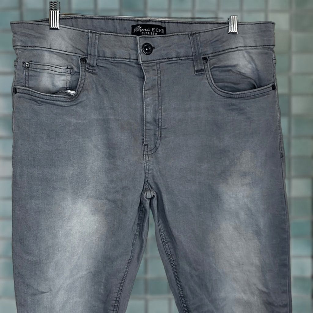 Marcs Marc Ecko Jeans Men 36x32 Gray Skinny Mens Size US 36 / EU 52 - 1 Thumbnail
