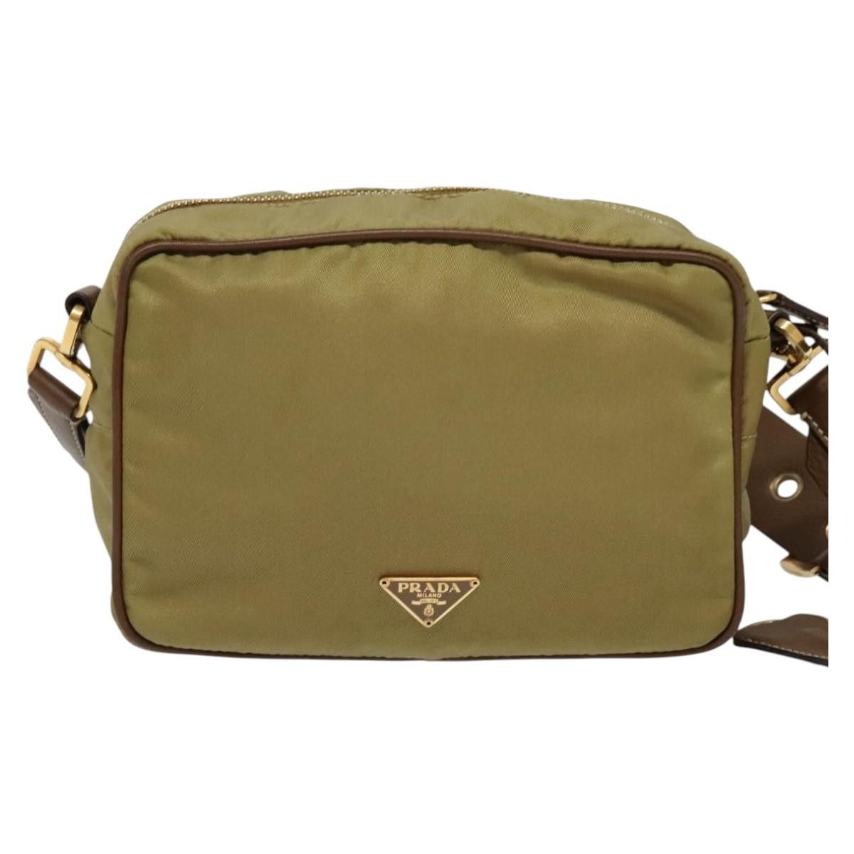 Prada PRADA Shoulder Bag Nylon Beige Gold Size ONE SIZE - 2 Thumbnail