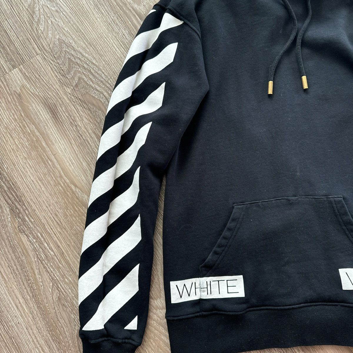 Designer × Off-White Off-White 'Blue Collar' Hoodie Size US XS / EU 42 / 0 - 2 Thumbnail