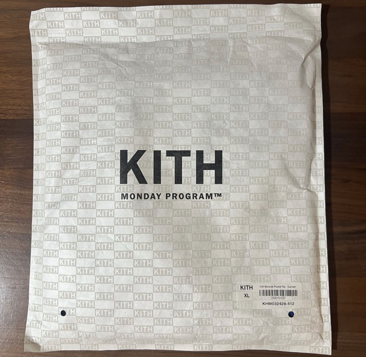 Kith Kith Menorah Pocket Tee in Current (Blue) Men’s Size XL Size US XL / EU 56 / 4 - 5 Thumbnail