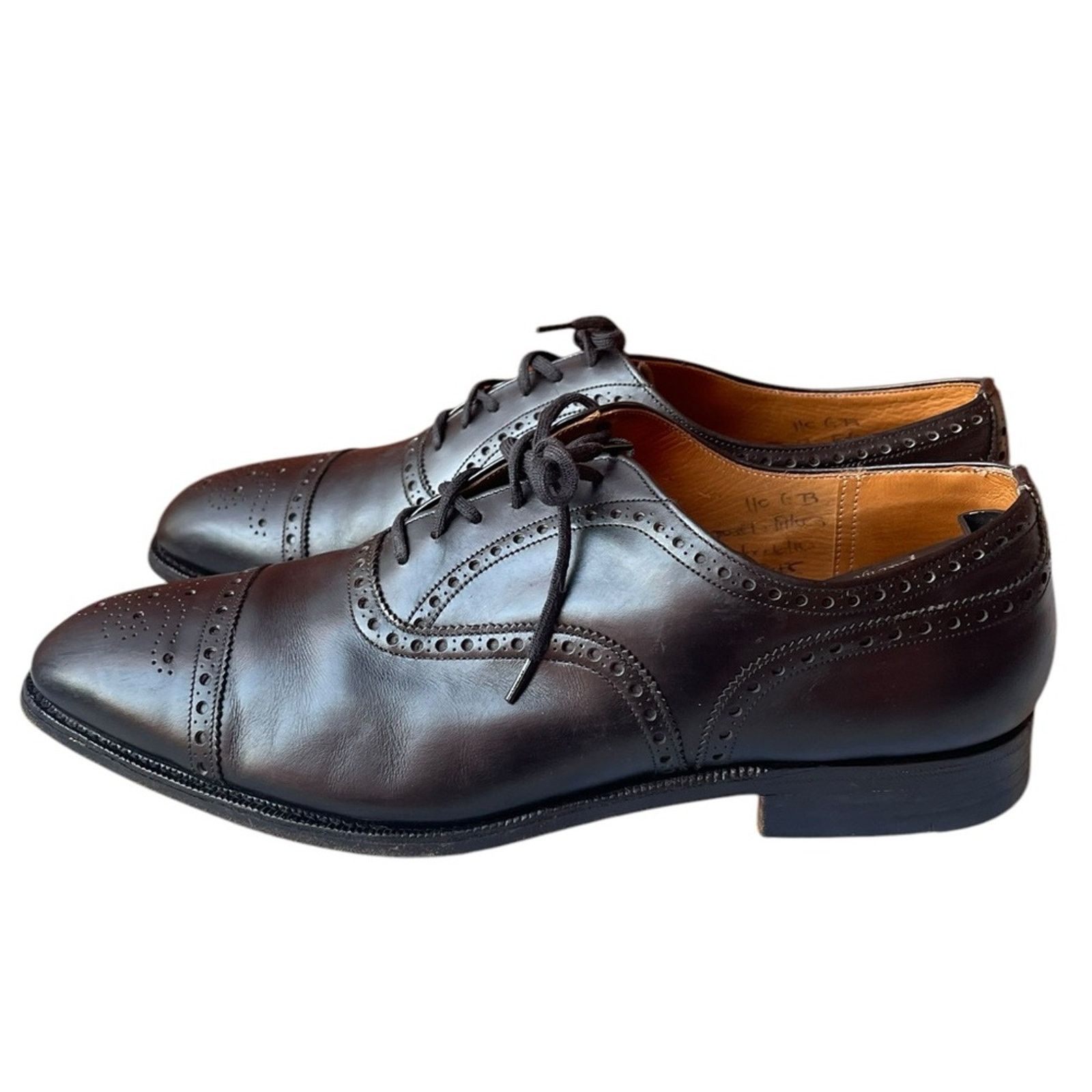 Church's Church's Diplomat Custom Men Semi Brogue Cap Toe Oxford US11 Size US 11 / EU 44 - 4 Thumbnail