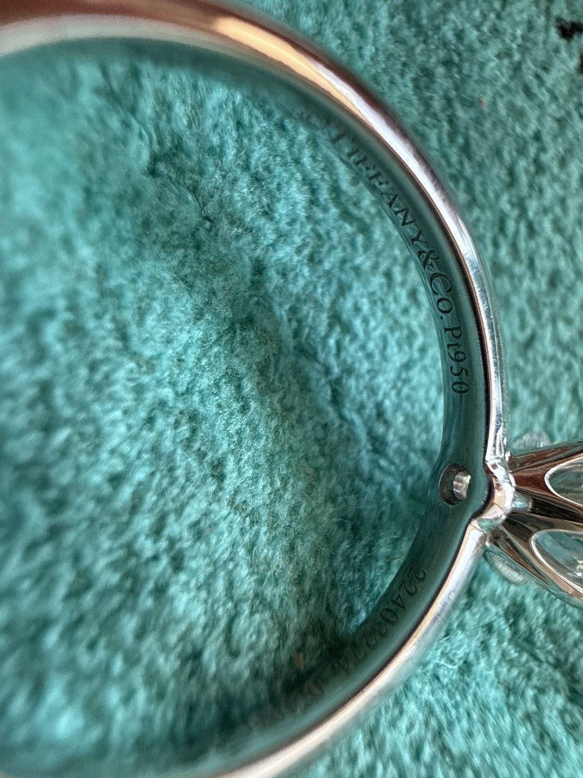 Tiffany & Co. $8,650 Tiffany&Co. Platinum 0.49ct E VS1 Round Diamond Ring Size ONE SIZE - 5 Thumbnail