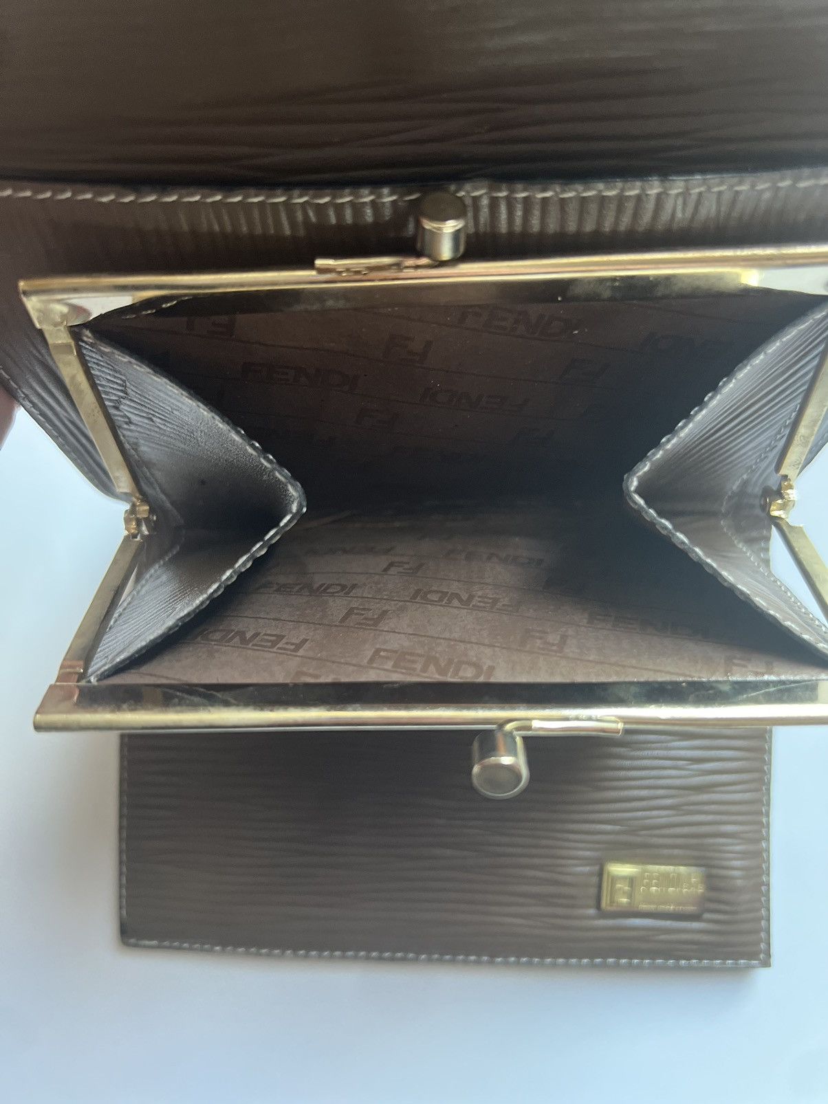Fendi Fendi vintage canvas and leather wallet Size ONE SIZE - 6 Thumbnail