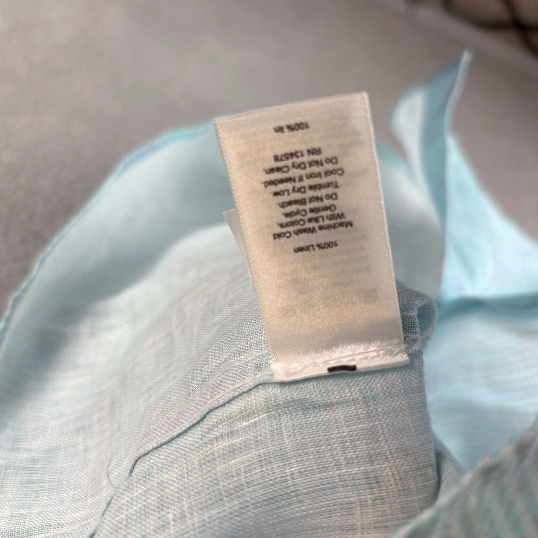 Vineyard Vines Vineyard Vines Linen Shirt Mens Large Turquoise Pink Floral Print Short Sleeve Button-Up Beach Tropical Nautical Island Size US L / EU 52-54 / 3 - 4 Thumbnail