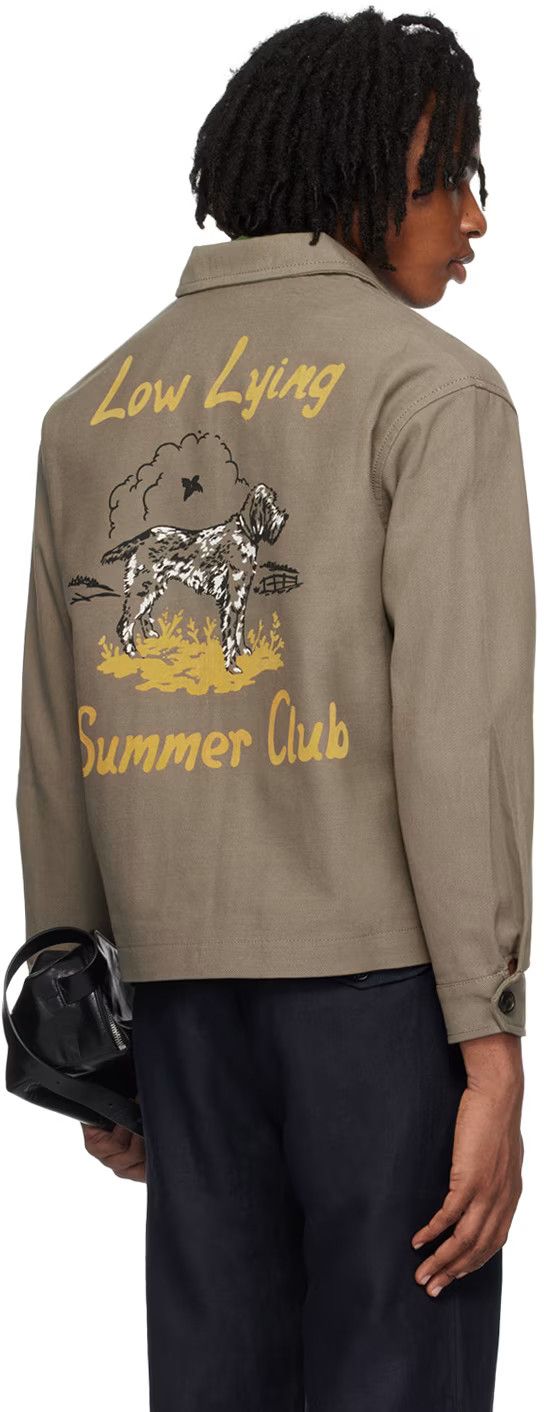 Bode 1375USD Taupe 'Low Lying Summer Club' Jacket 1 of 203 Size US L / EU 52-54 / 3 - 4 Thumbnail