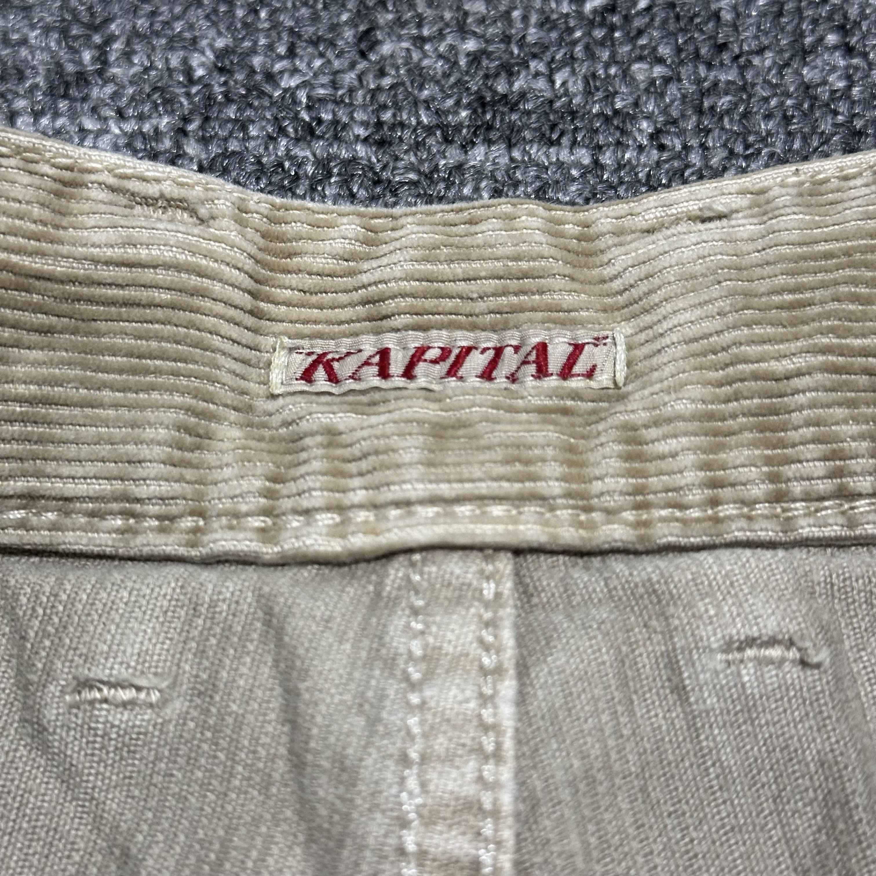 Kapital KAPITAL Corduroy Millitary 15 Multi Pockets Cargos Size US 33 - 10 Thumbnail