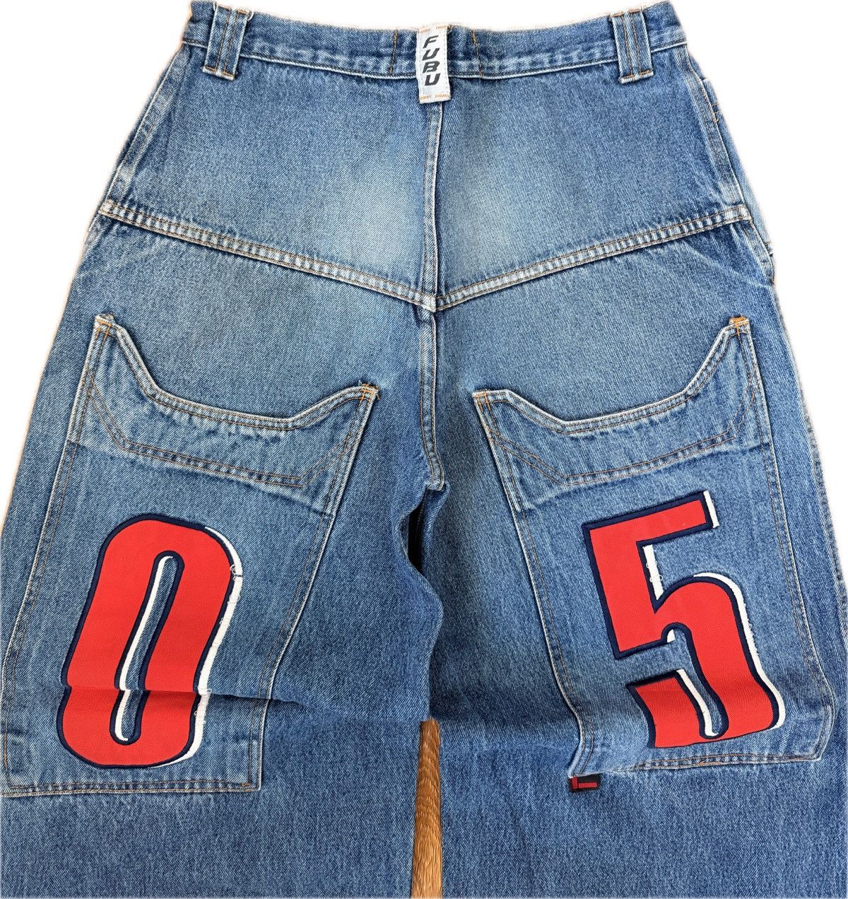 Fubu JNCO Style Pockets Fubu Jeans Size US 31 - 2 Thumbnail