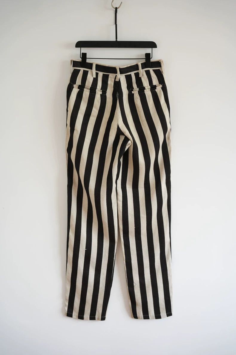 Yohji Yamamoto Yohji Yamamoto size 2 06 SS baseball season striped trouse Size US 28 / EU 44 - 2 Thumbnail