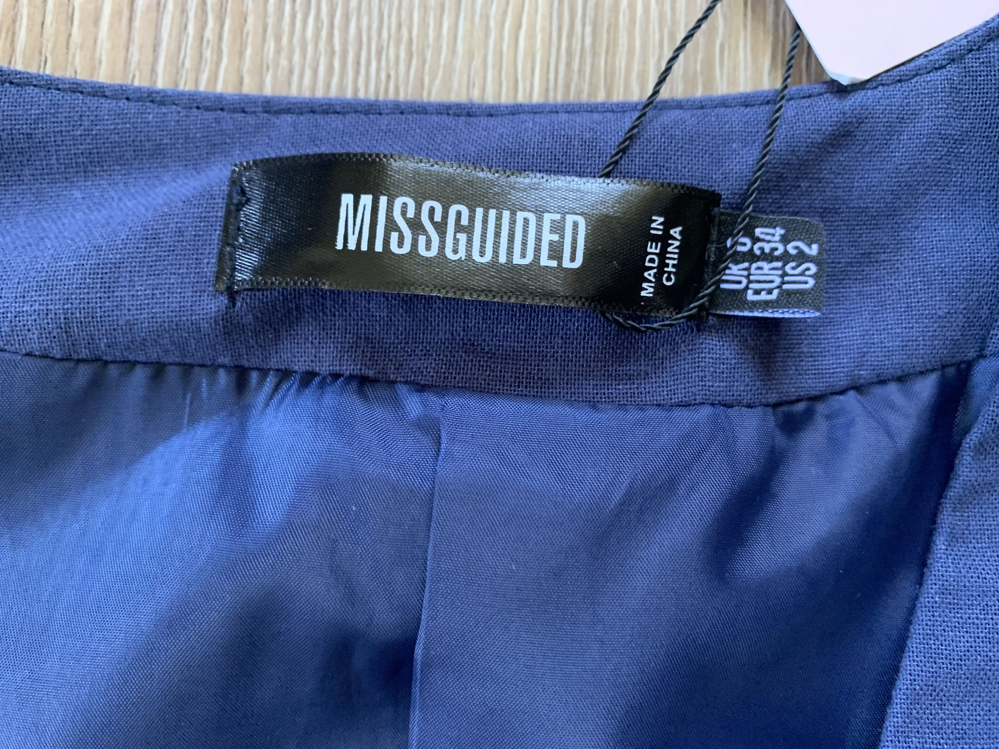Designer Missguided Women's Blue Vest Size US XXS / EU 40 - 5 Thumbnail