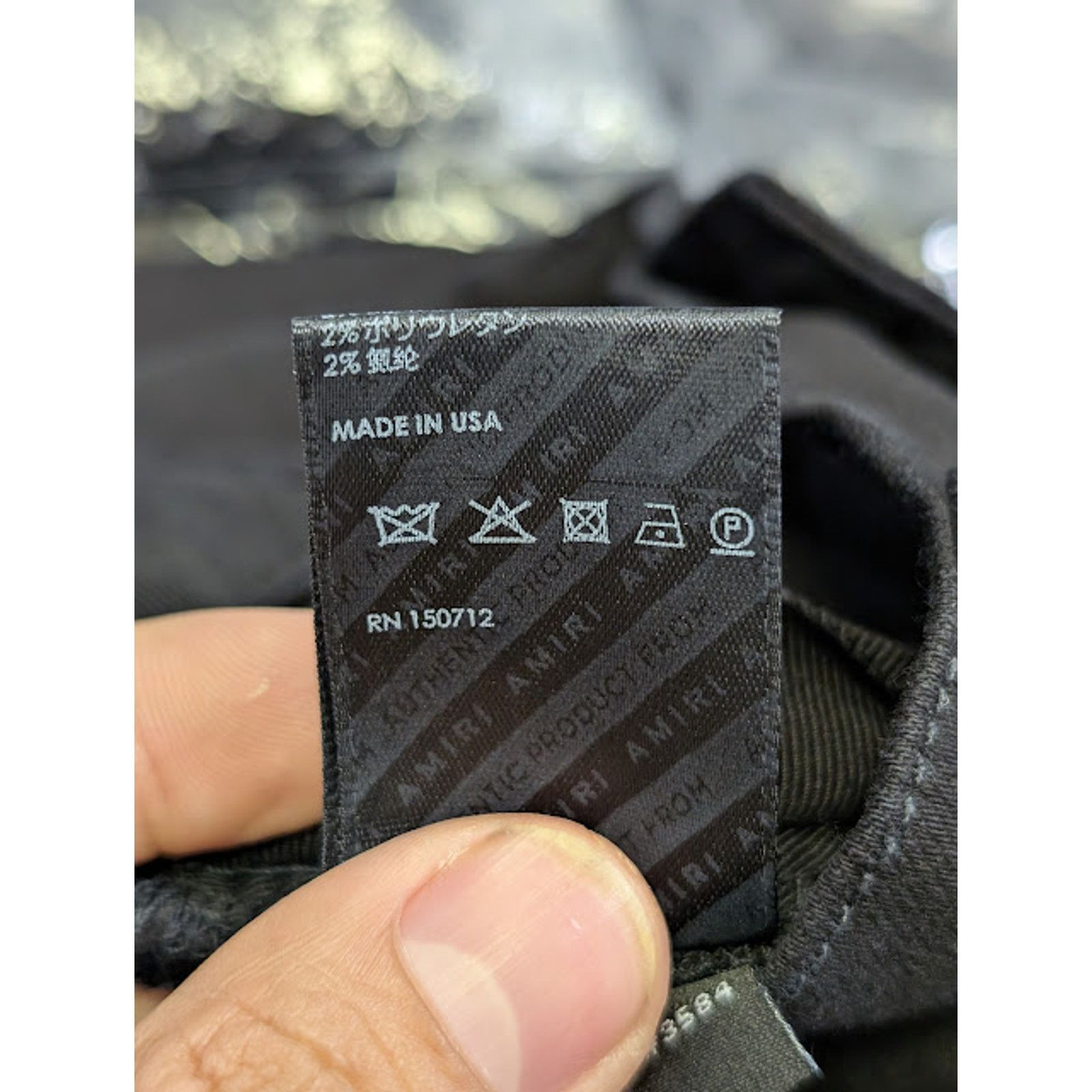 Amiri o1rshd1 Stacked Flare Jeans in Black OD Size US 34 / EU 50 - 20 Thumbnail
