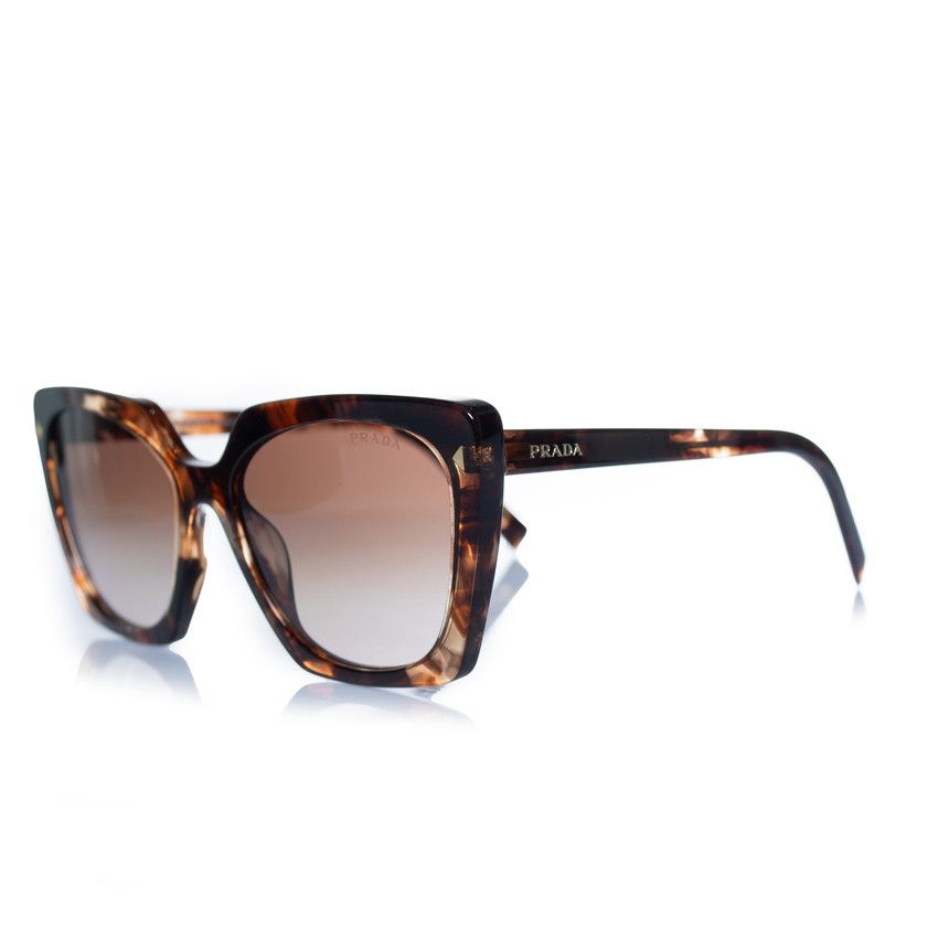 Prada, brown oversized sunglasses display picture 1