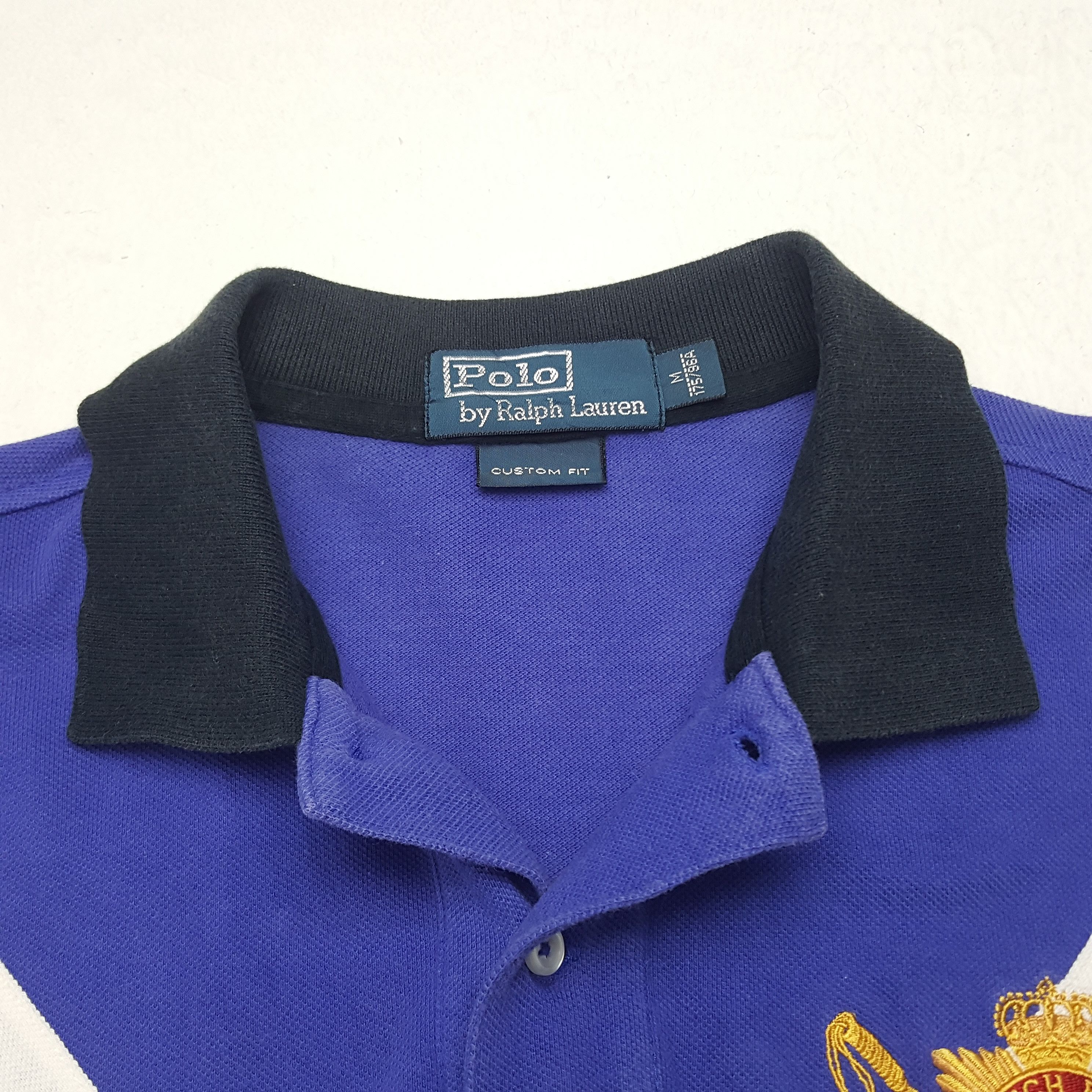 Polo Ralph Lauren × Vintage Vintage Polo Ralph Lauren Black x Watch Polos Size US XS / EU 42 / 0 - 4 Thumbnail