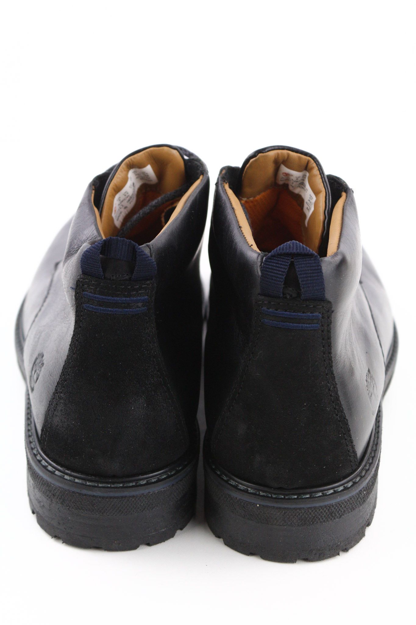 Timberland A2KCW UK8.5 Logo Leather Black High Top Boots 79907 Size US 9 / EU 42 - 8 Thumbnail