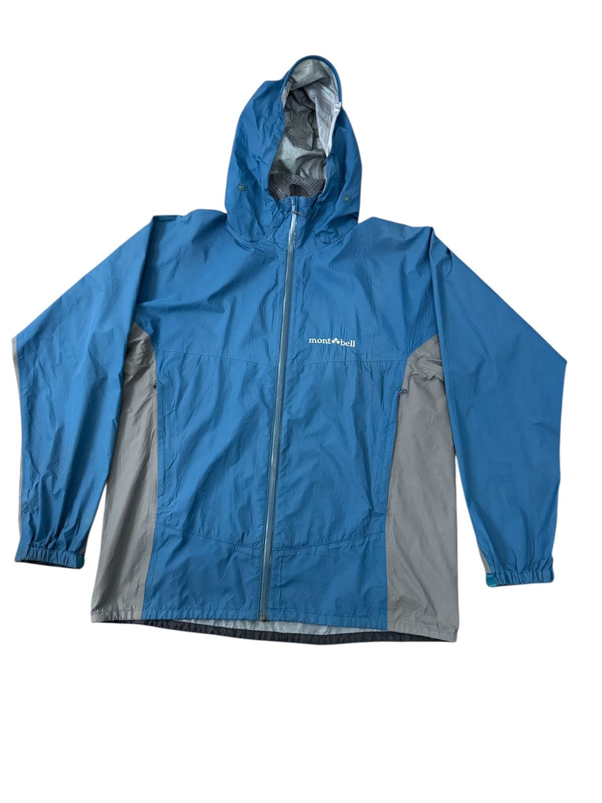 ジャケット・アウター montbell GORE-TEX shell jacket blue gray Montbell Montbell Gore-Tex Soft Shell Navy Blue Jacket Men's