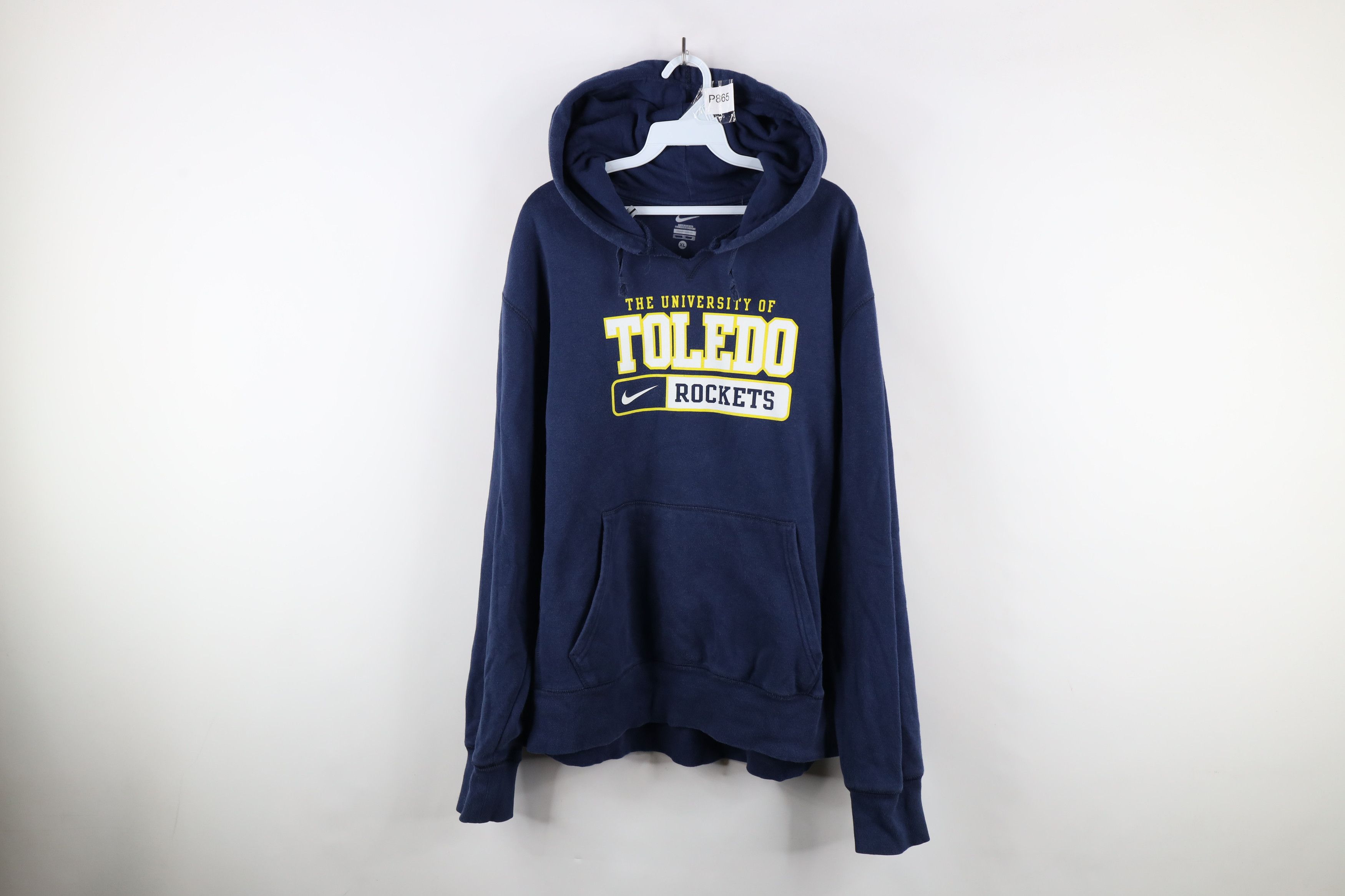 Nike × Vintage Vintage Nike Scott Mini Swoosh University of Toledo Hoodie Size US XL / EU 56 / 4 - 1 Thumbnail