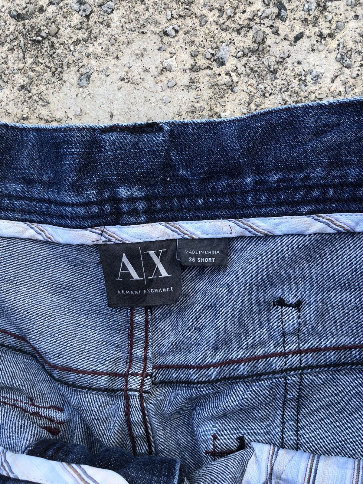Armani Exchange × Vintage Armani Exchange Custom Jeans Size US 39 - 4 Thumbnail